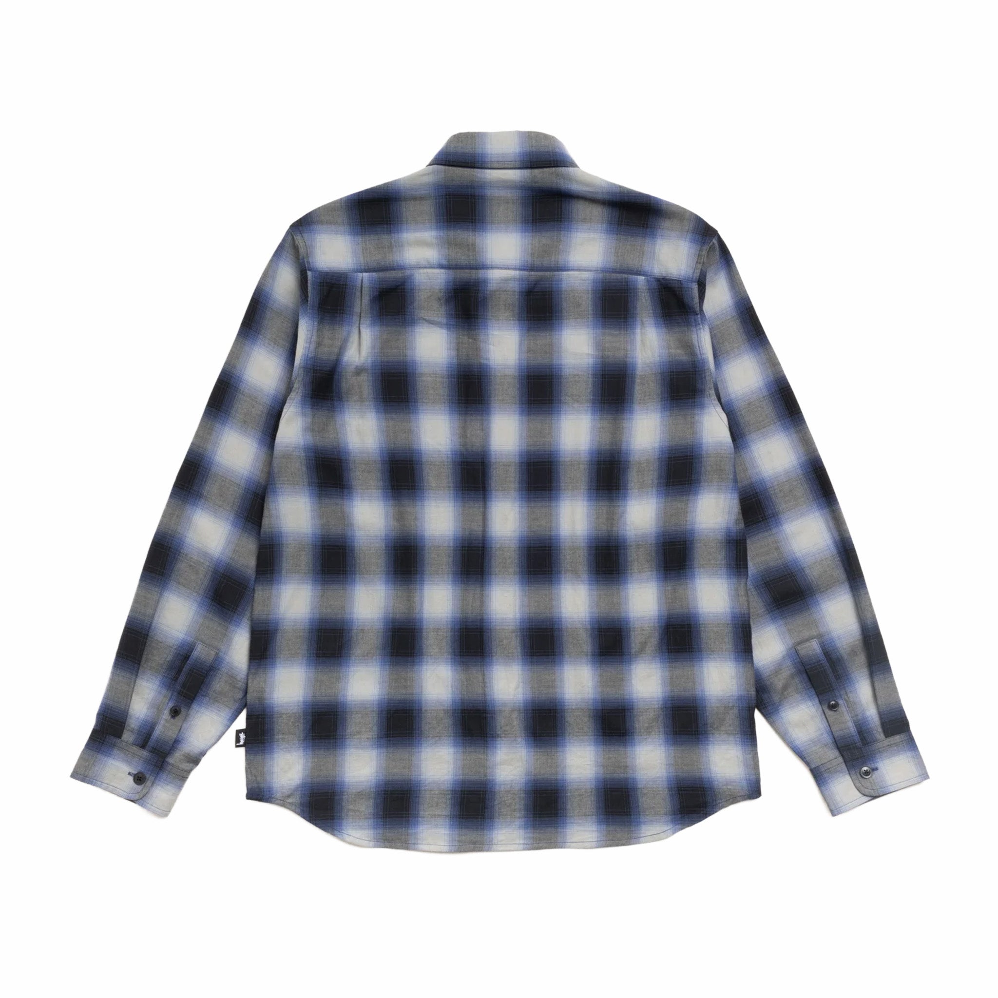 Stüssy Beach Ombre Plaid Shirt (Black)
