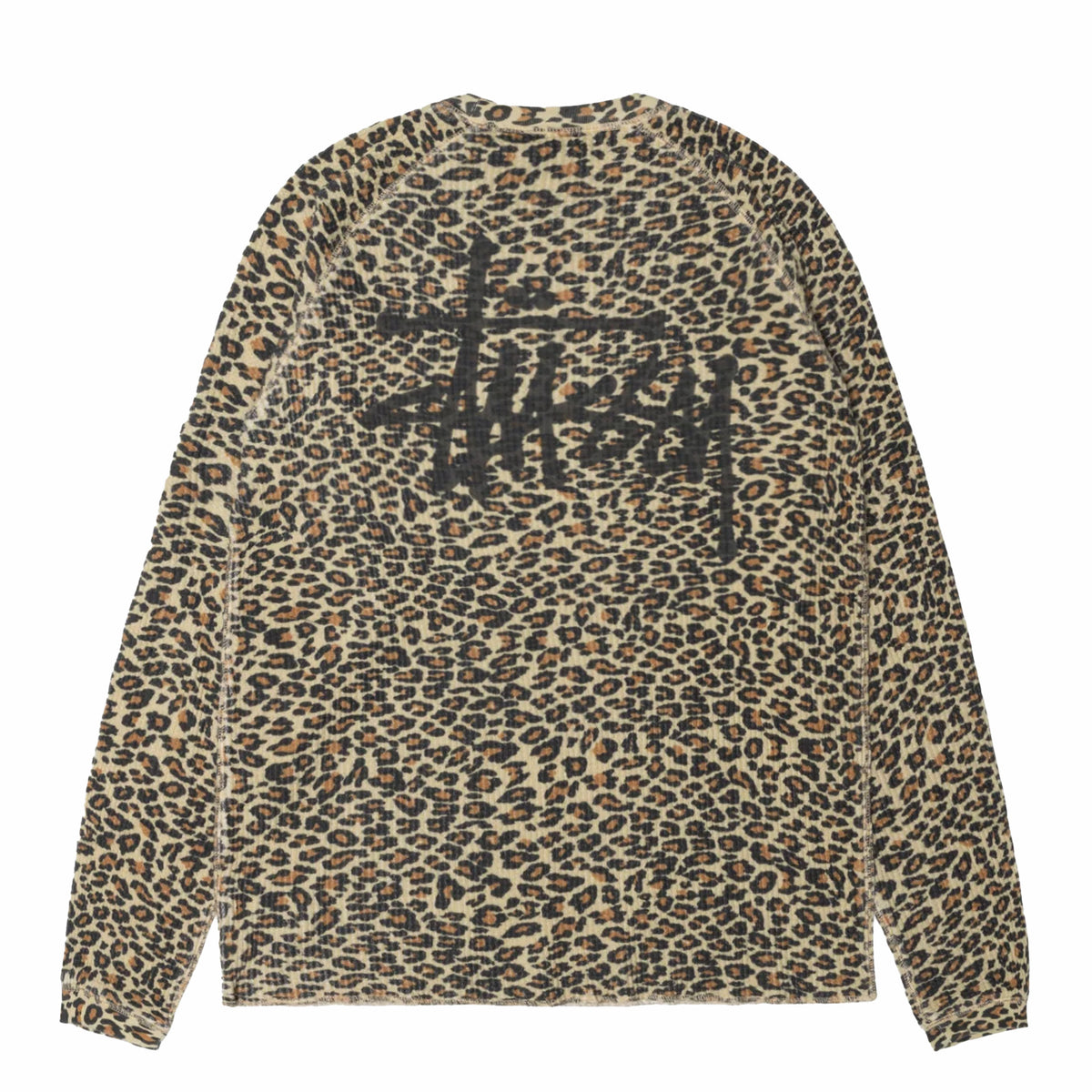 Stüssy Basic Stock Raglan Thermal (Leopard) - August Shop