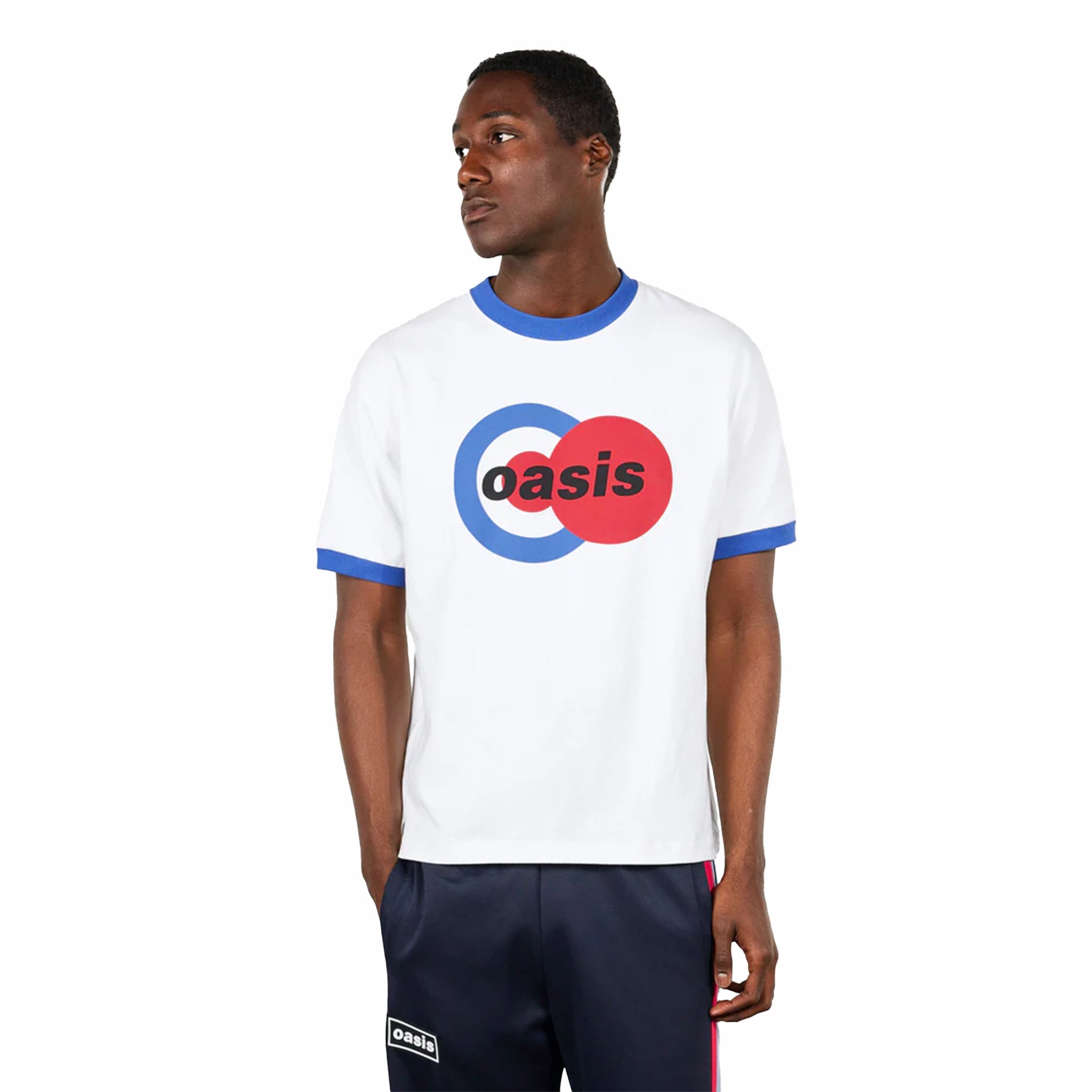 Pleasures x Oasis 1966 Ringer T-Shirt (White) - August Shop