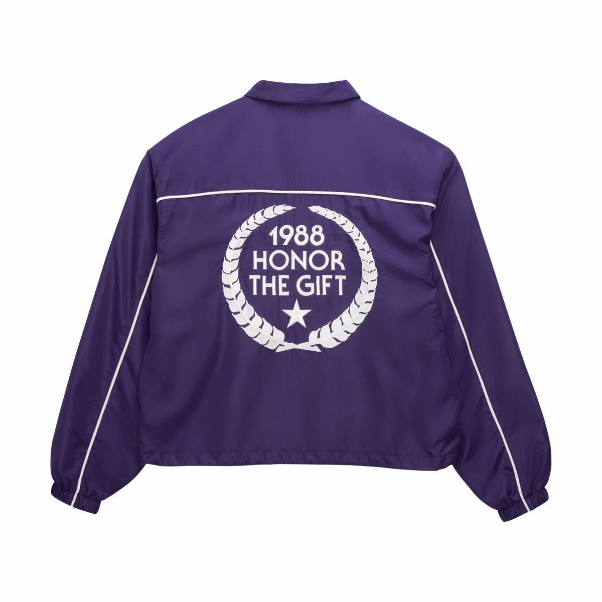 Honor The Gift Honeycomb Track Jacket (Purple)