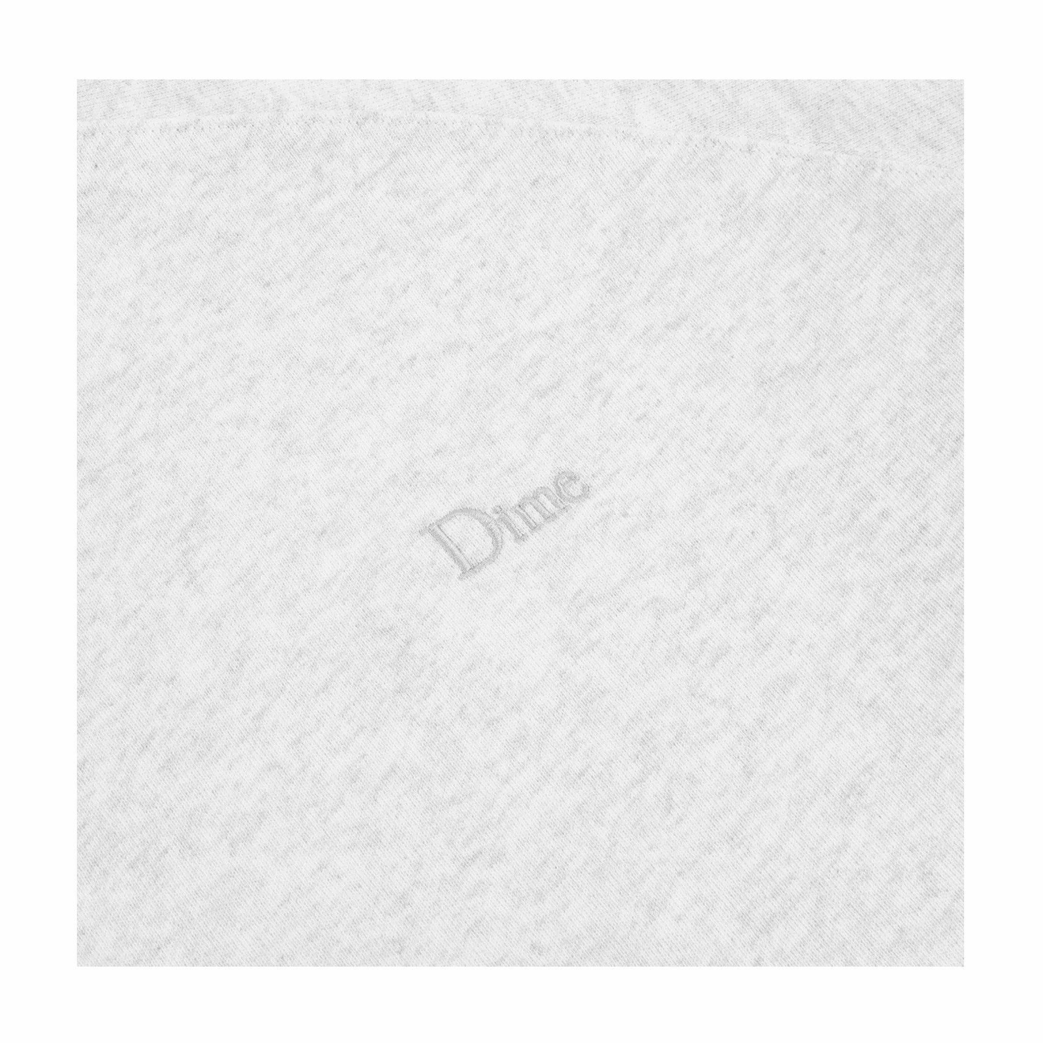 Dime Classic Small Logo Zip Hoodie (Ash)