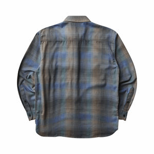 Neighborhood Hombre Check LS Shirt (Purple) - August Shop
