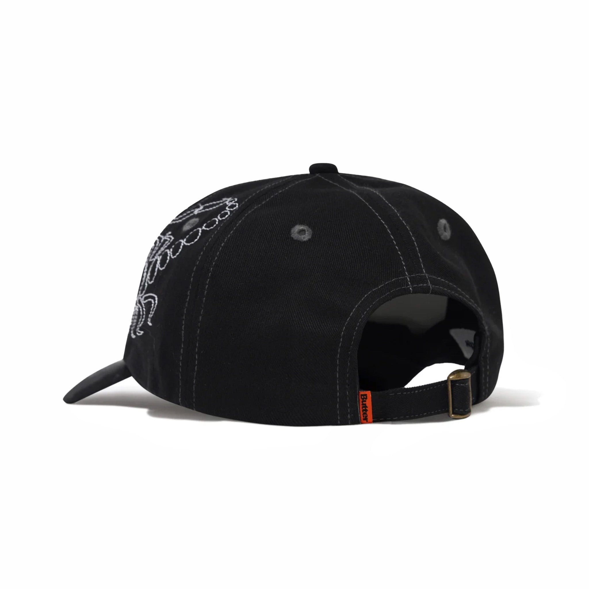 Butter Goods Scorpion 6 Panel Cap (Black) - August Shop