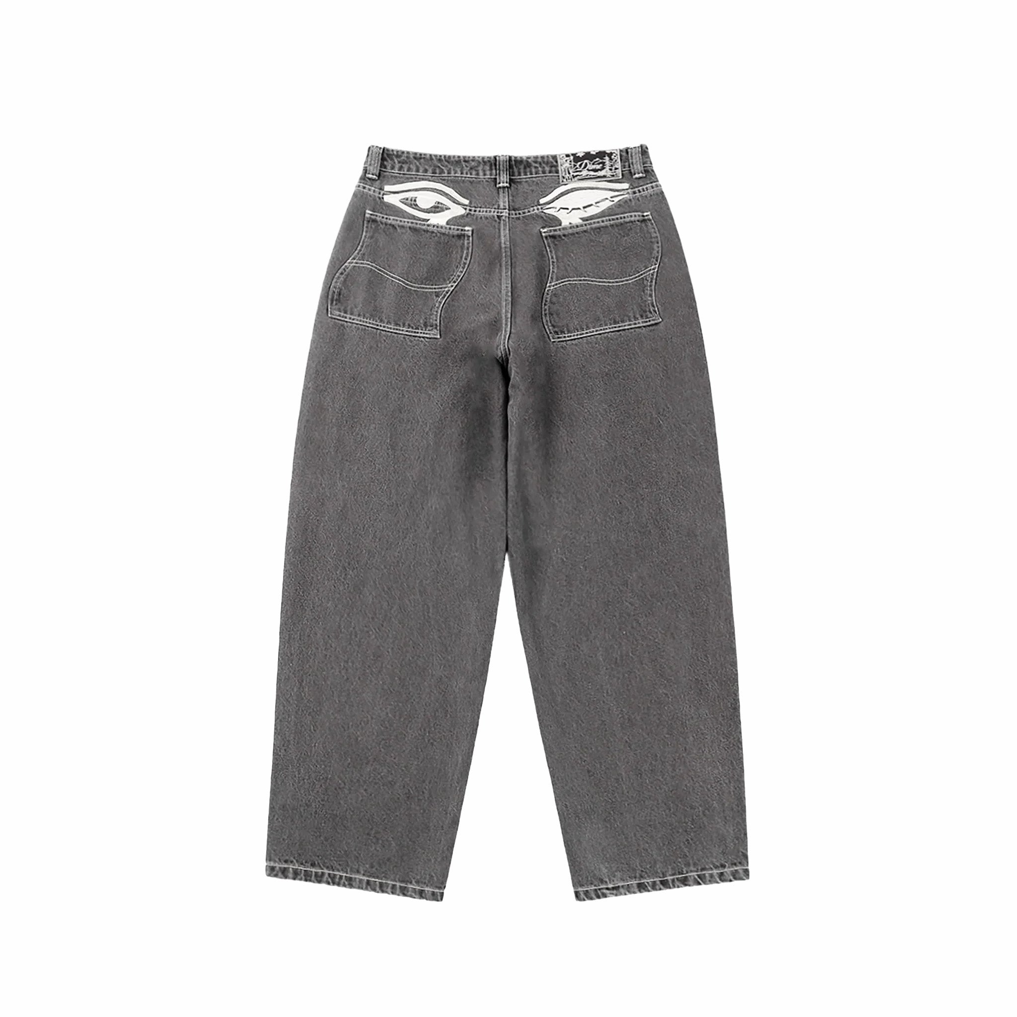 Dime Baggy Wink Denim Pants (Faded Black)