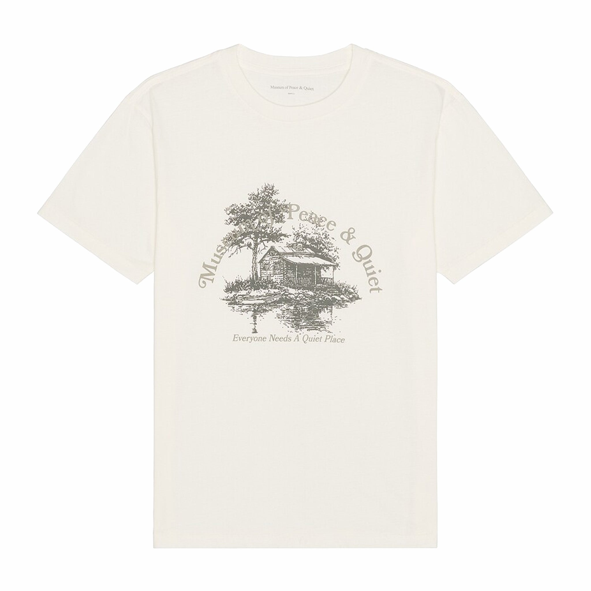 Museum of Peace &amp; Quiet Quiet Place T-Shirt (White) - August Shop