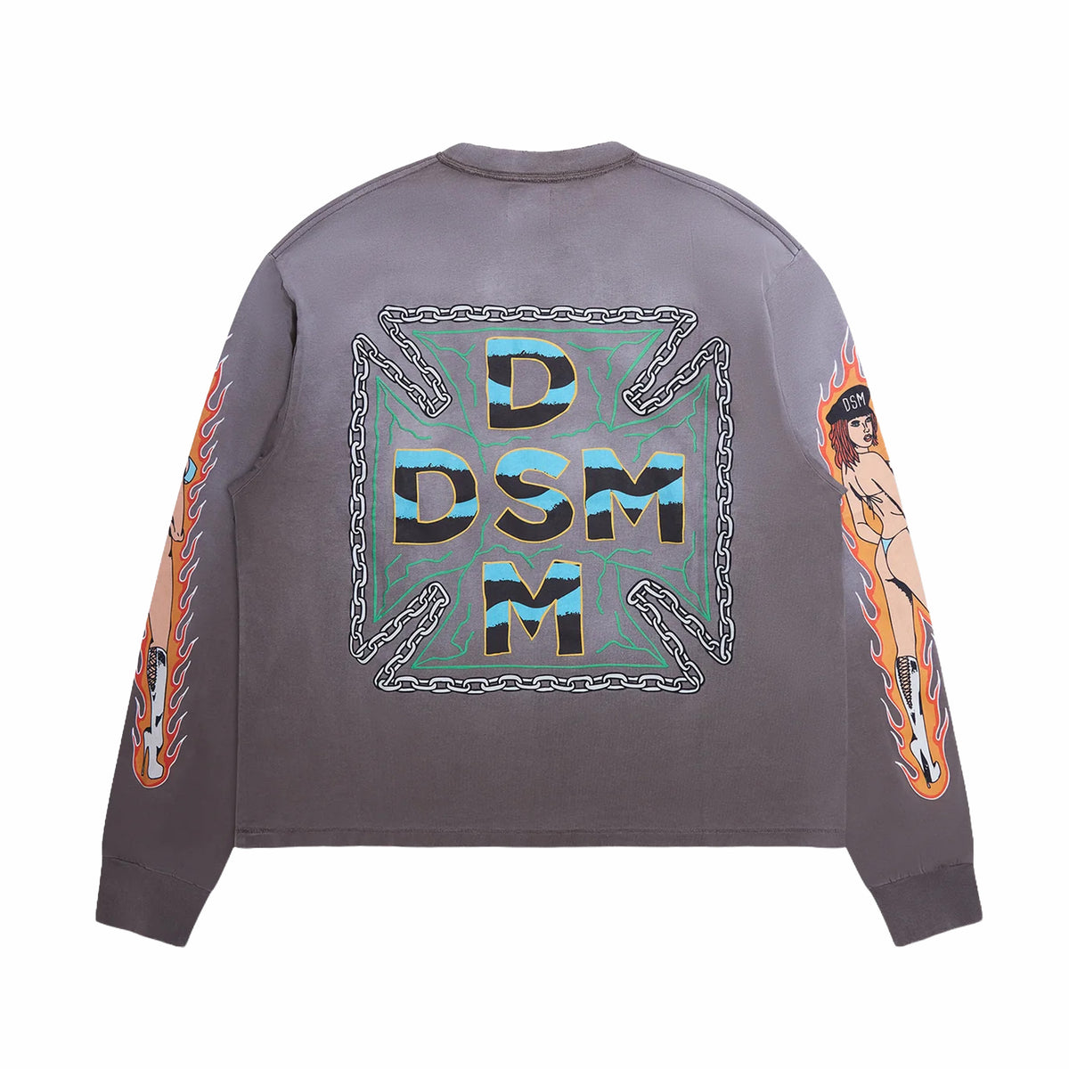 Diet Starts Monday Thunder Long Sleeve (Vintage Black)