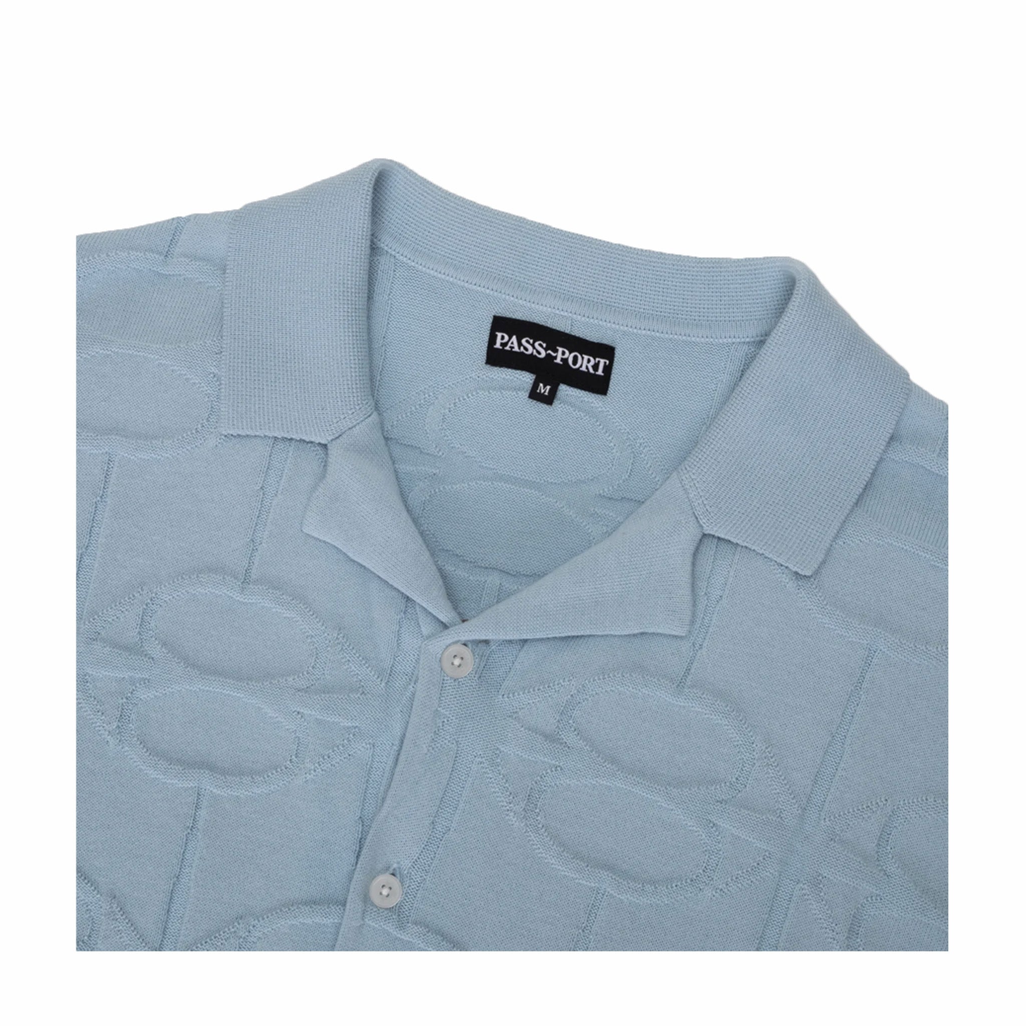 Pass~Port Soap Sparkle Organic Knitted Leagues Shirt (Powder Blue) - August Shop