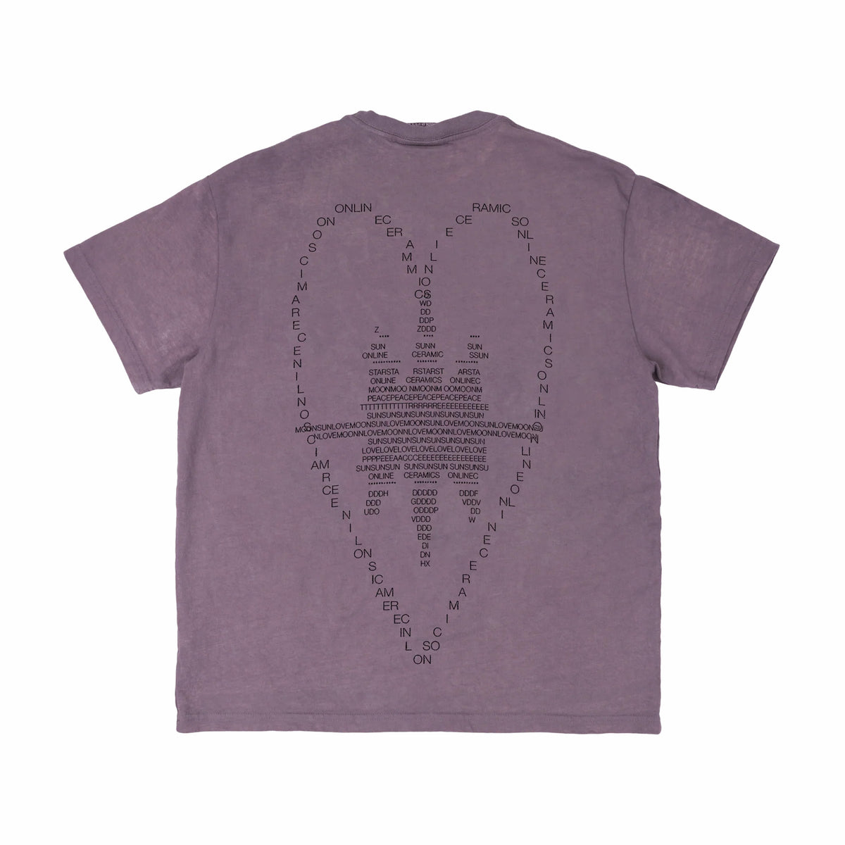 Online Ceramics Maybe The Moon Tee (Hand Dipped Quail) - August Shop