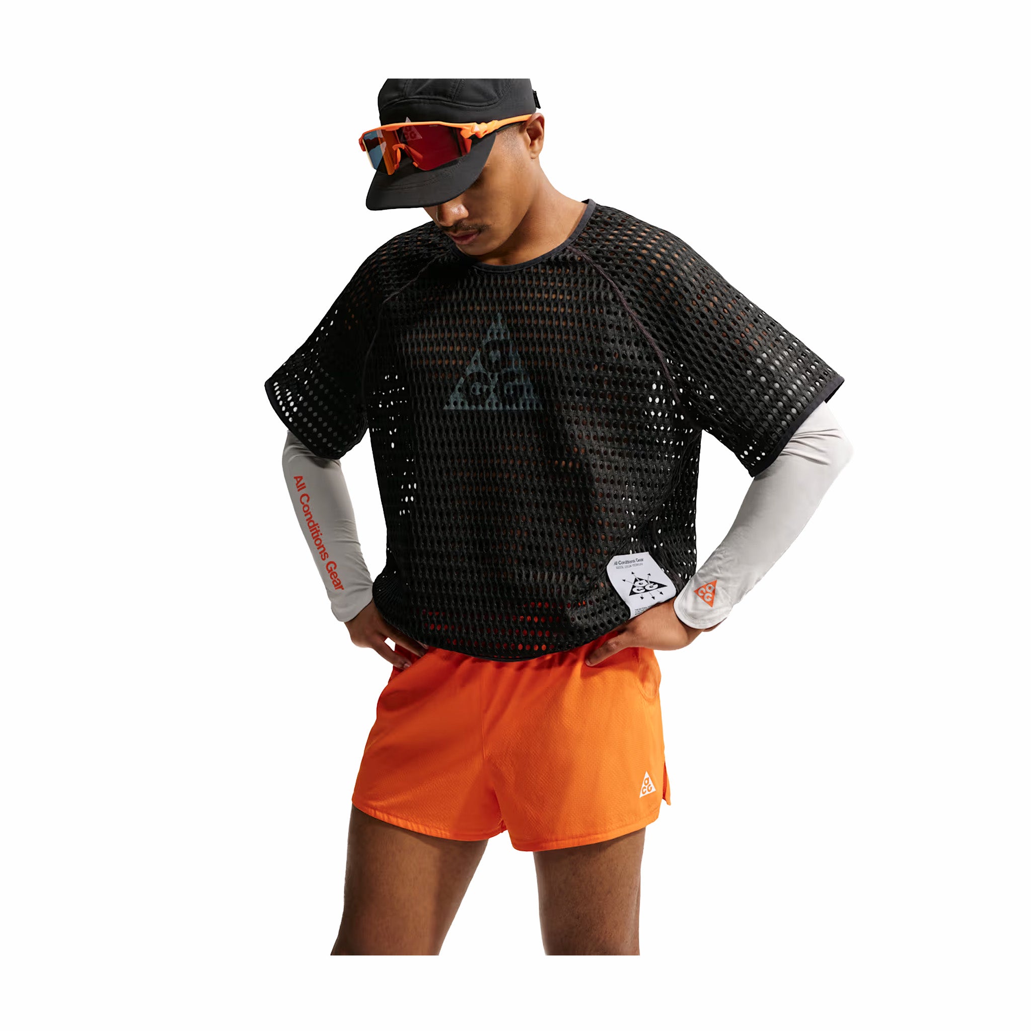 Nike Men's ACG Radical AirFlow Dri-FIT Trail Running Top (Anthracite/Cool Grey)