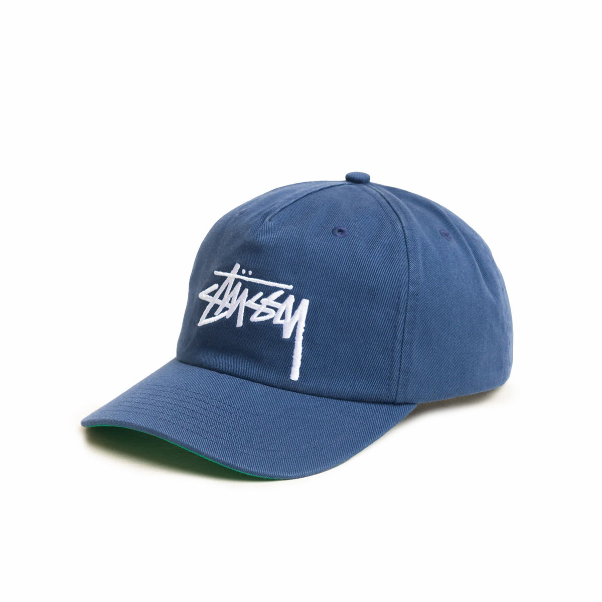 Stüssy Big Stock Mid Depth Cap (Deep Blue) - August Shop