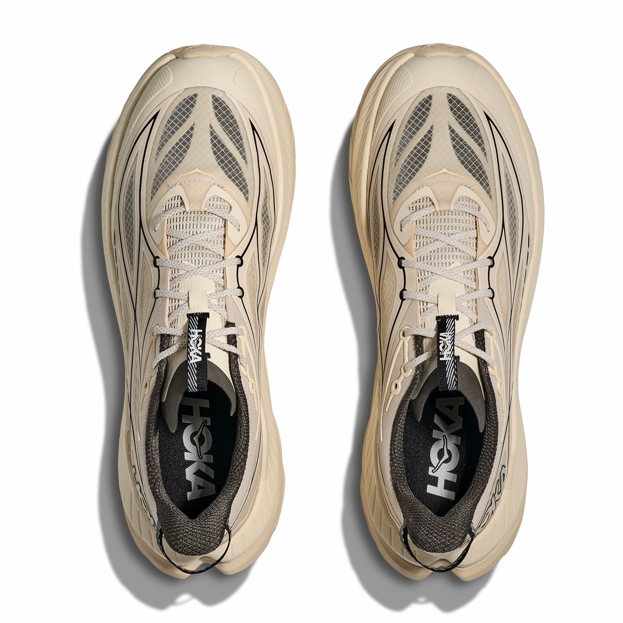 Hoka Men's Mach Remastered (Eggshell/Asphalt Grey) - August Shop