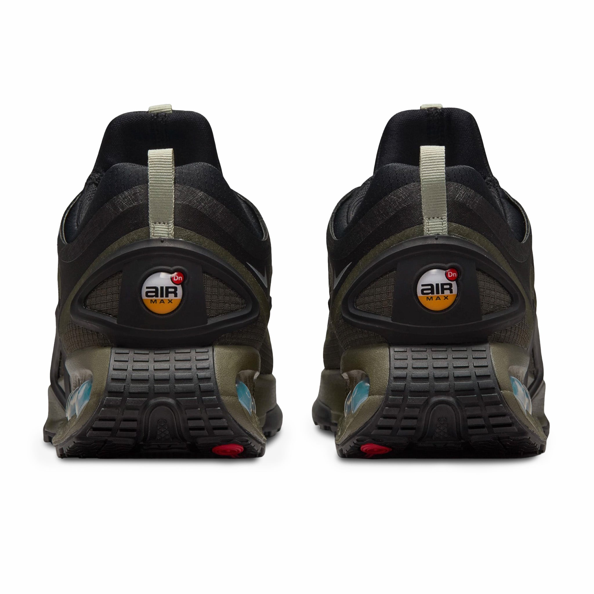 Nike Men's Air Max DN Roam (Black/Metallic Silver-Cargo Khaki-Stone) - August Shop