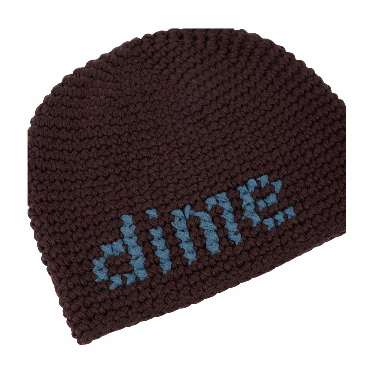 Dime Crochet Skully (Brown)