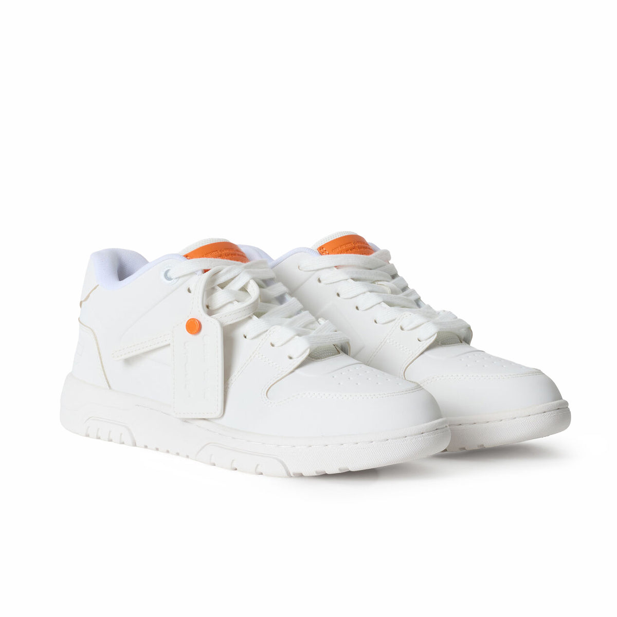 Off-White Out Of Office Molded Sneakers (White/Orange)