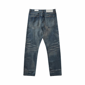 Neighborhood Savage Denim DP Mid Bead Embellished Pants (Indigo) - August Shop