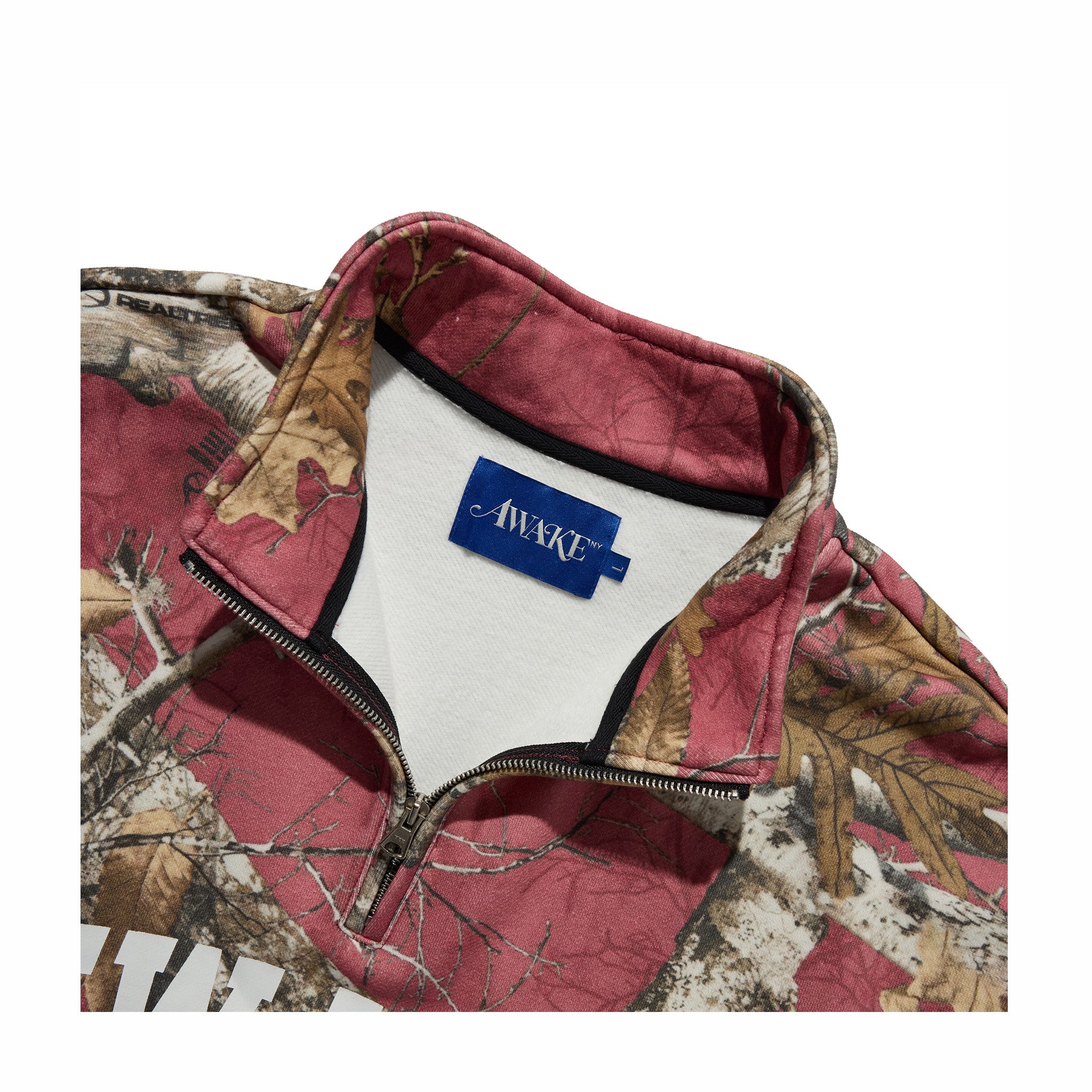 Awake NY New York Arch 1/4 Zip (Merlot) - August Shop