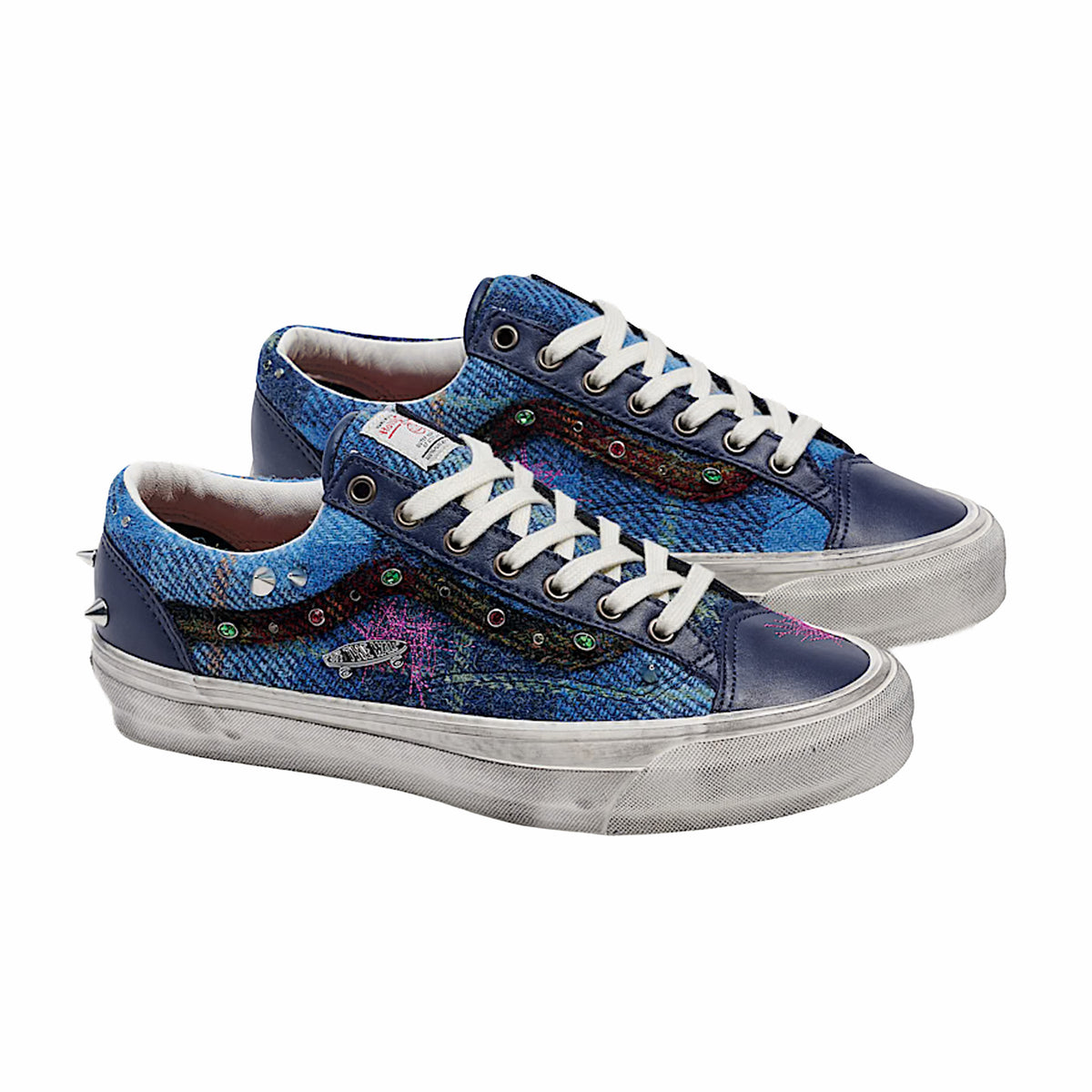 Vans Men's Premium Old Skool 36 Harris Tweed (Navy/Multi)