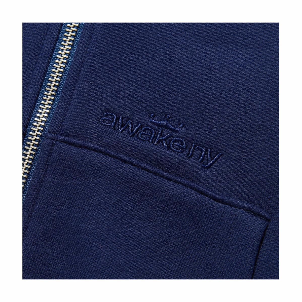 Awake NY Everday Zip Hoodie (Navy)