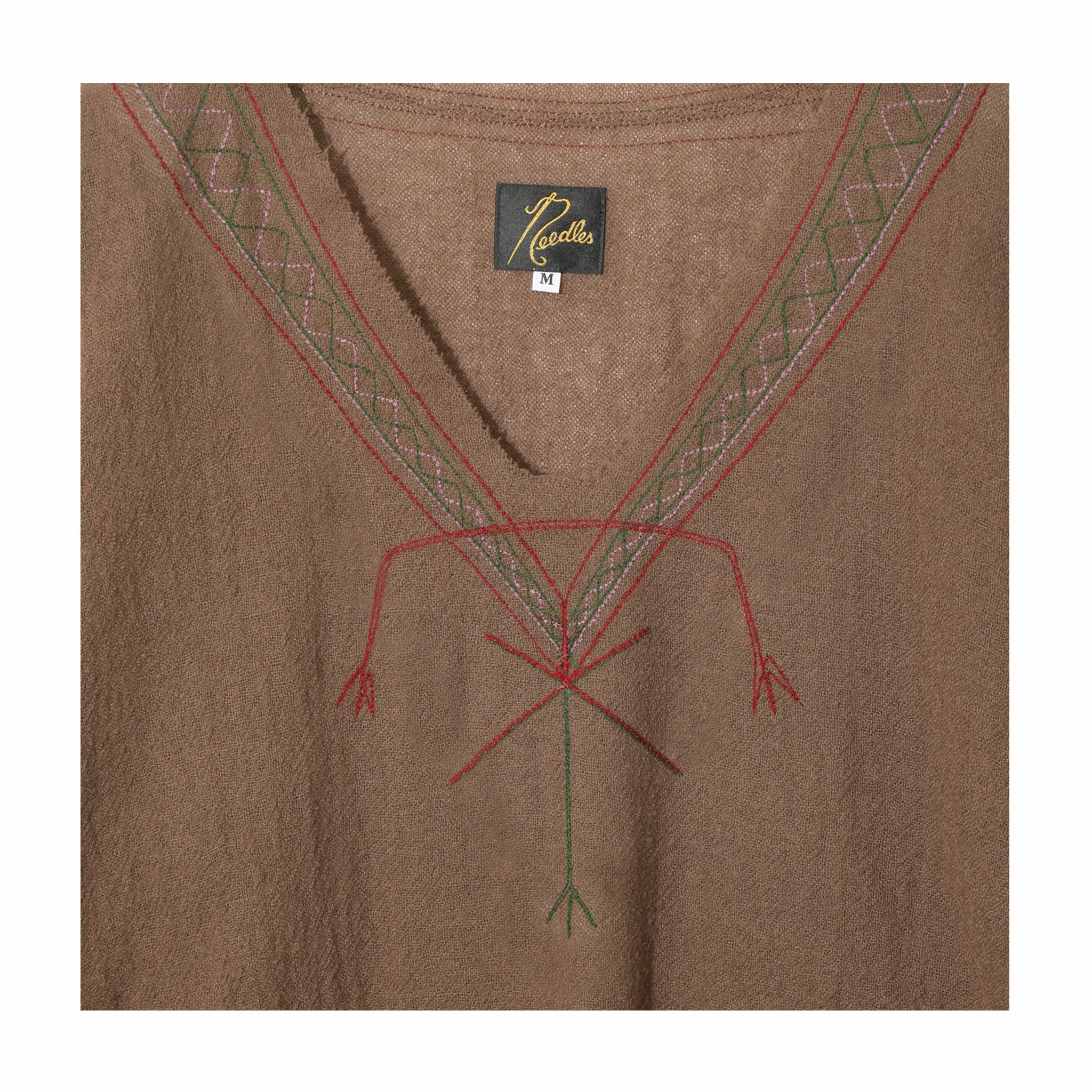 Needles Tunic Shirt - Wool Gauze (Beige) - August Shop