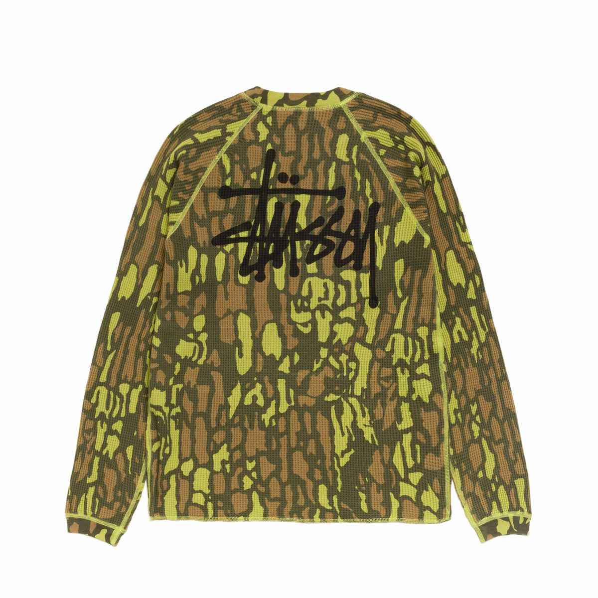 Stüssy Raglan Thermal Basic Stock (Tree Bark Camo)