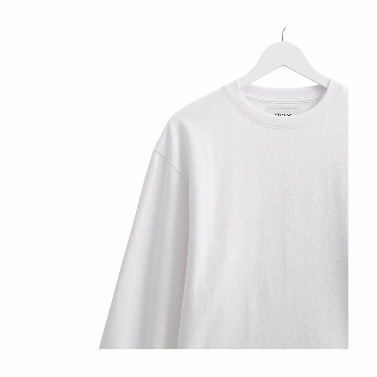 Wax London Hayden L/S Tee - Jolt (White)