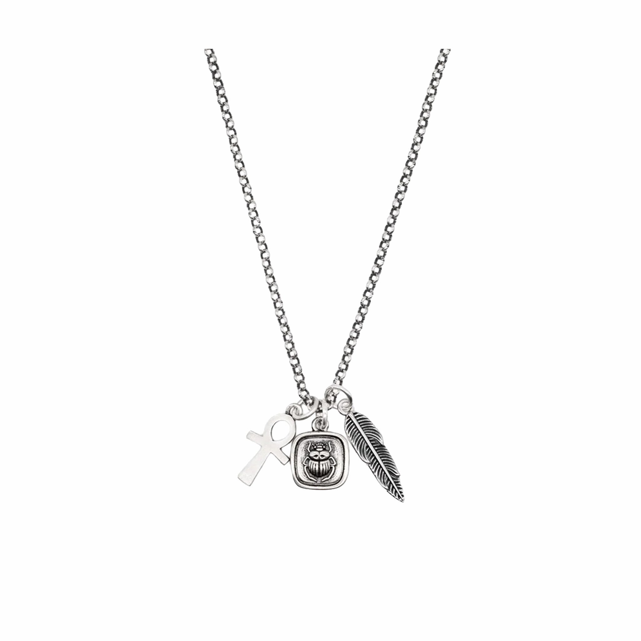 Serge DeNimes Silver Immortal Necklace (Silver) - August Shop