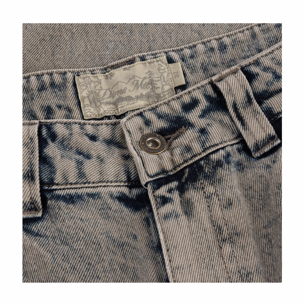 Dime Baggy Denim Pants (Overdyed Taupe)