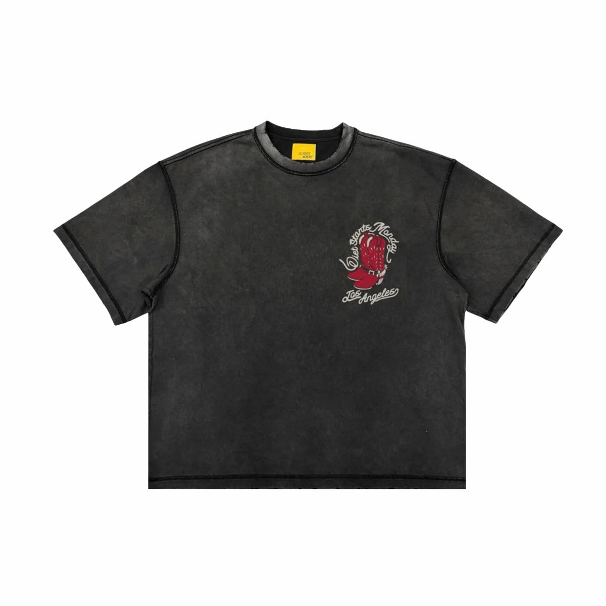 Diet Starts Monday Cowboy Tee (Vintage/Black)