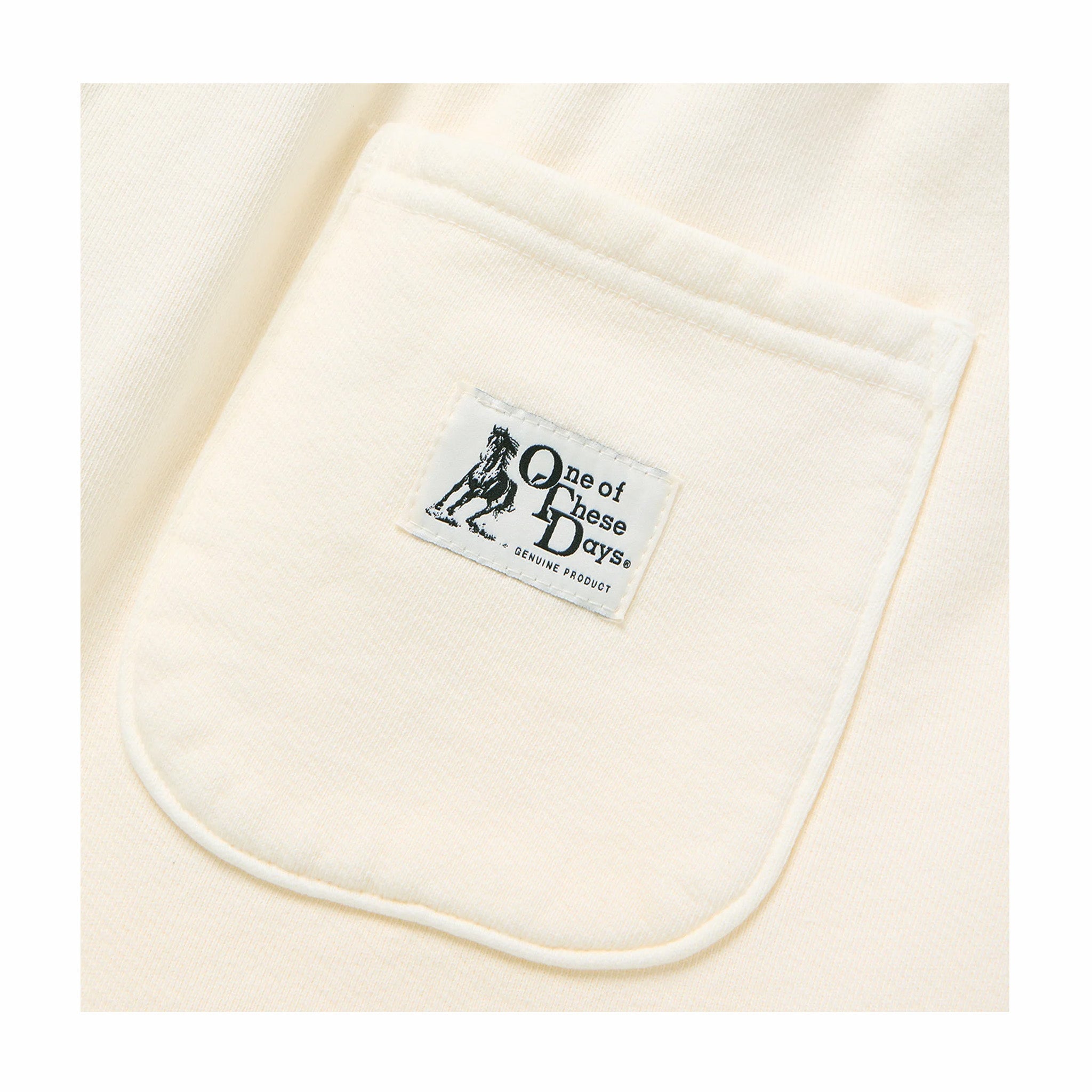 One Of These Days What Today Is For Sweat Shorts (Bone) - August Shop