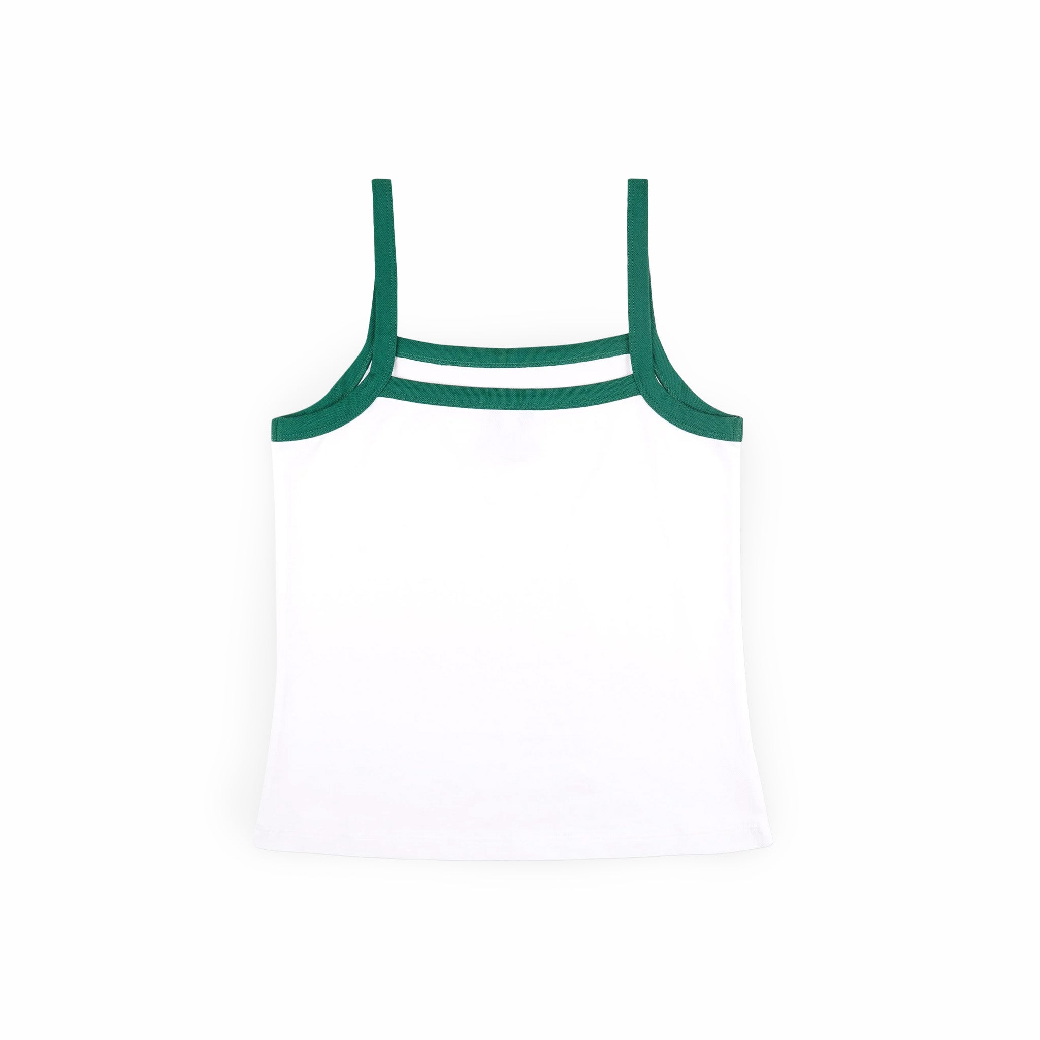 Sporty &amp; Rich Women's Crown Tennis Pique Tank (White/Alpine) - August Shop