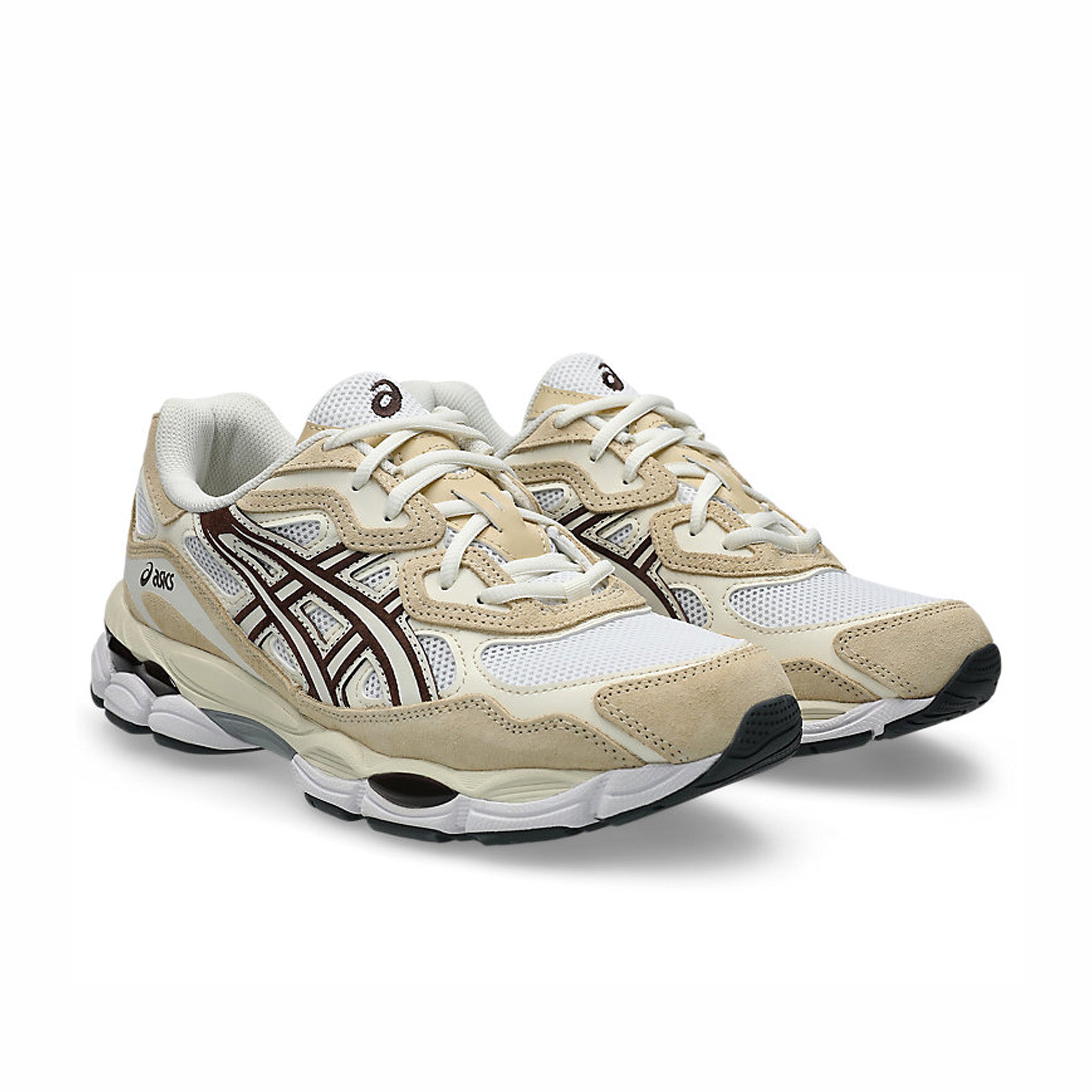 ASICS Men's GEL-NYC (White/Roasted Coffee)