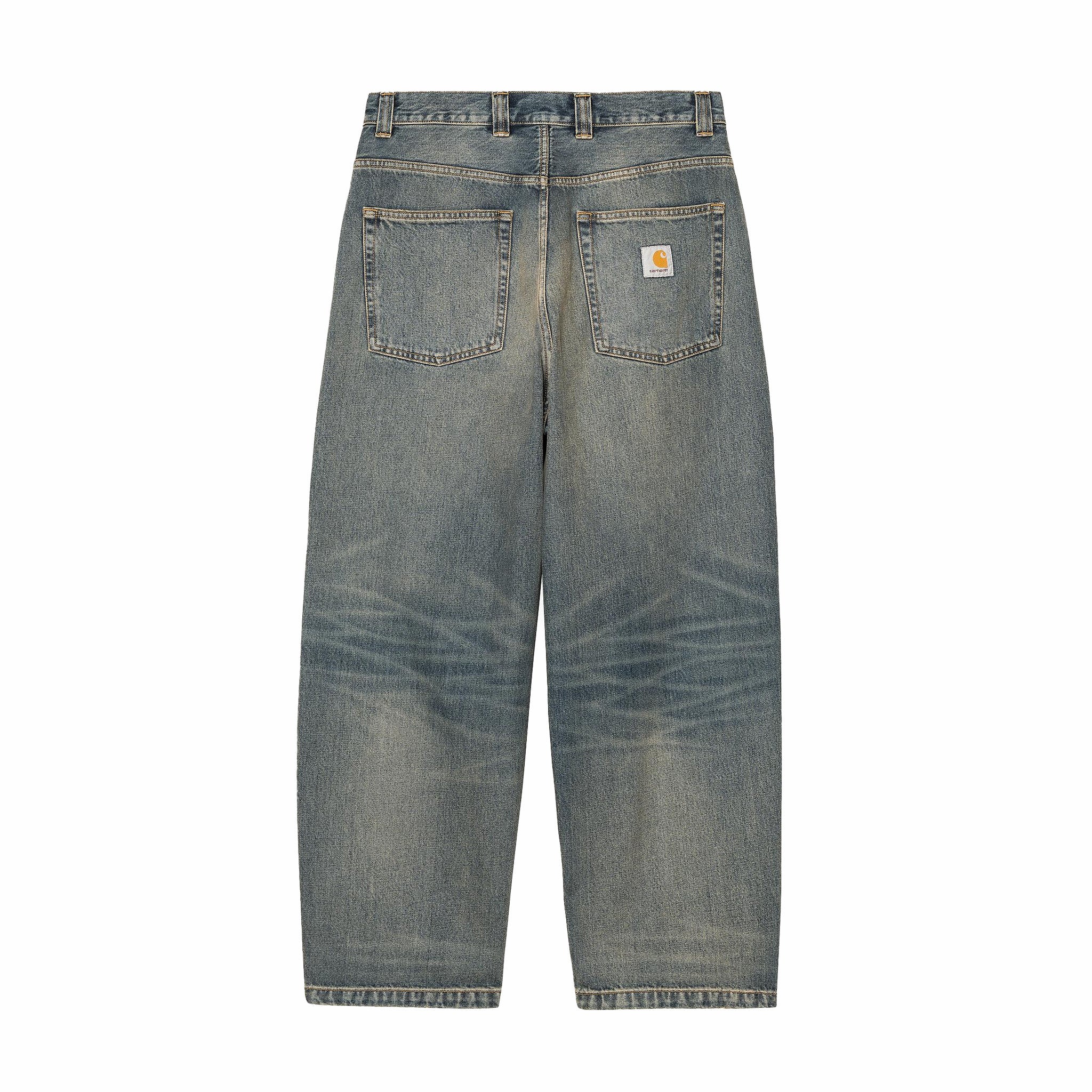 Carhartt WIP Brandon Pant - Worn Used Wash (Blue) - August Shop