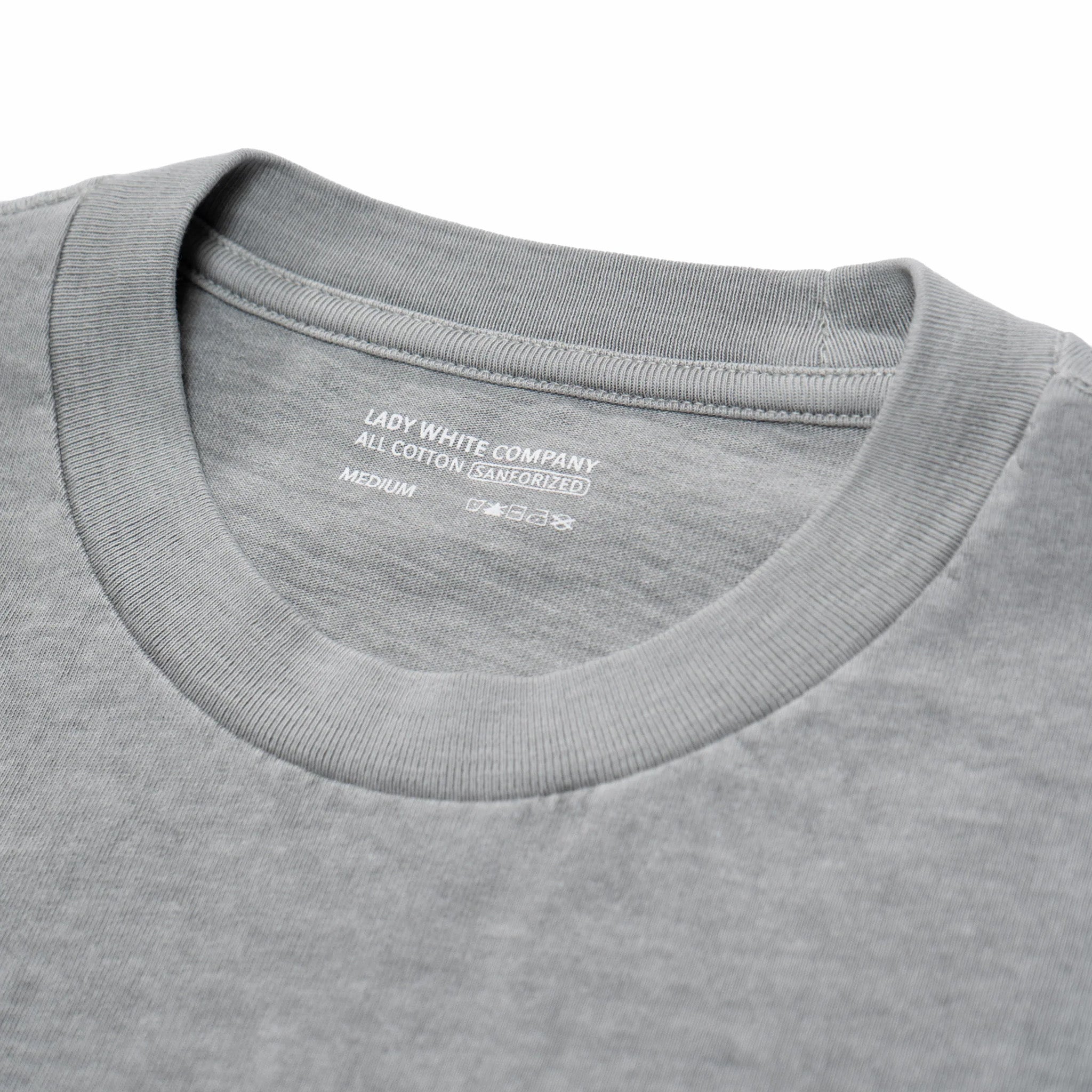 Lady White Co. Municipal Pocket T-Shirt (Pigment Chalk) - August Shop