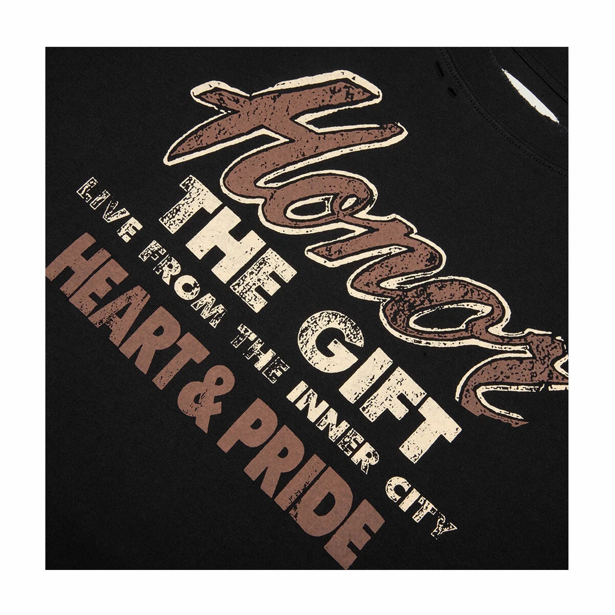 Honor The Gift Heart &amp; Pride Tee (Black) - August Shop