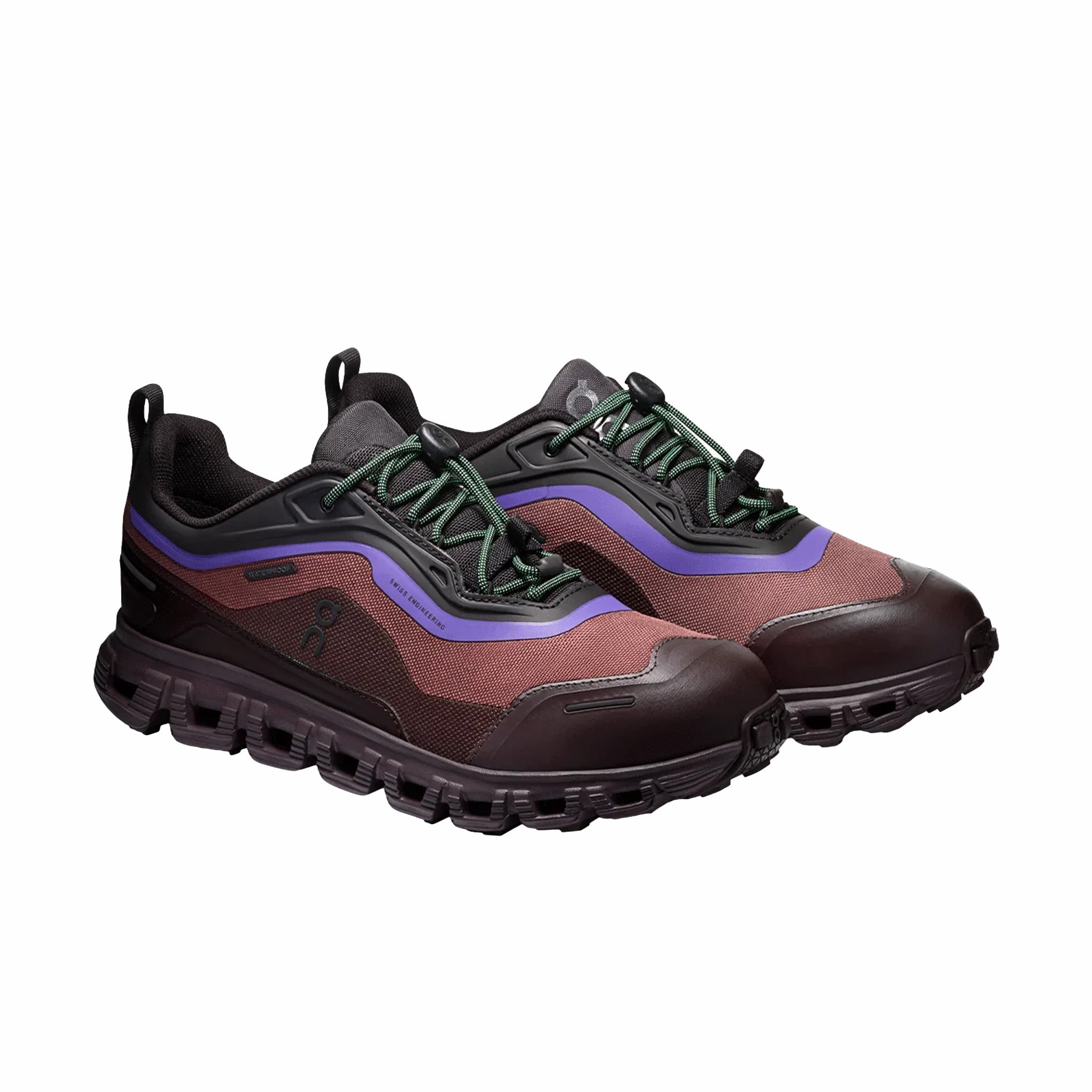 On Men's Cloud 6 Geo WP (Black/Tyrian)