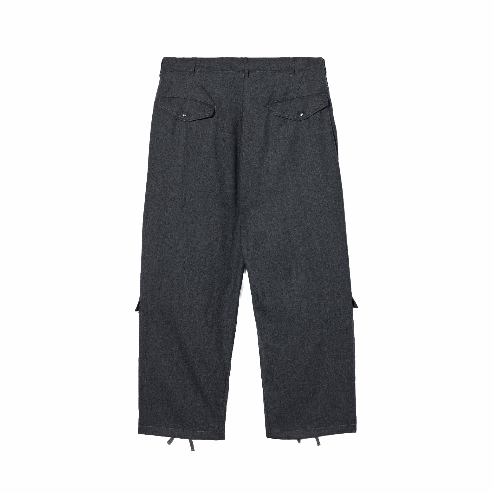 Engineered Garments AF Over Pant - High Count Worsted Wool (Dark Grey)