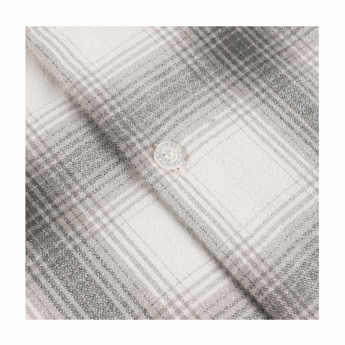 Dime Premium Flannel Shirt (Light Grey)