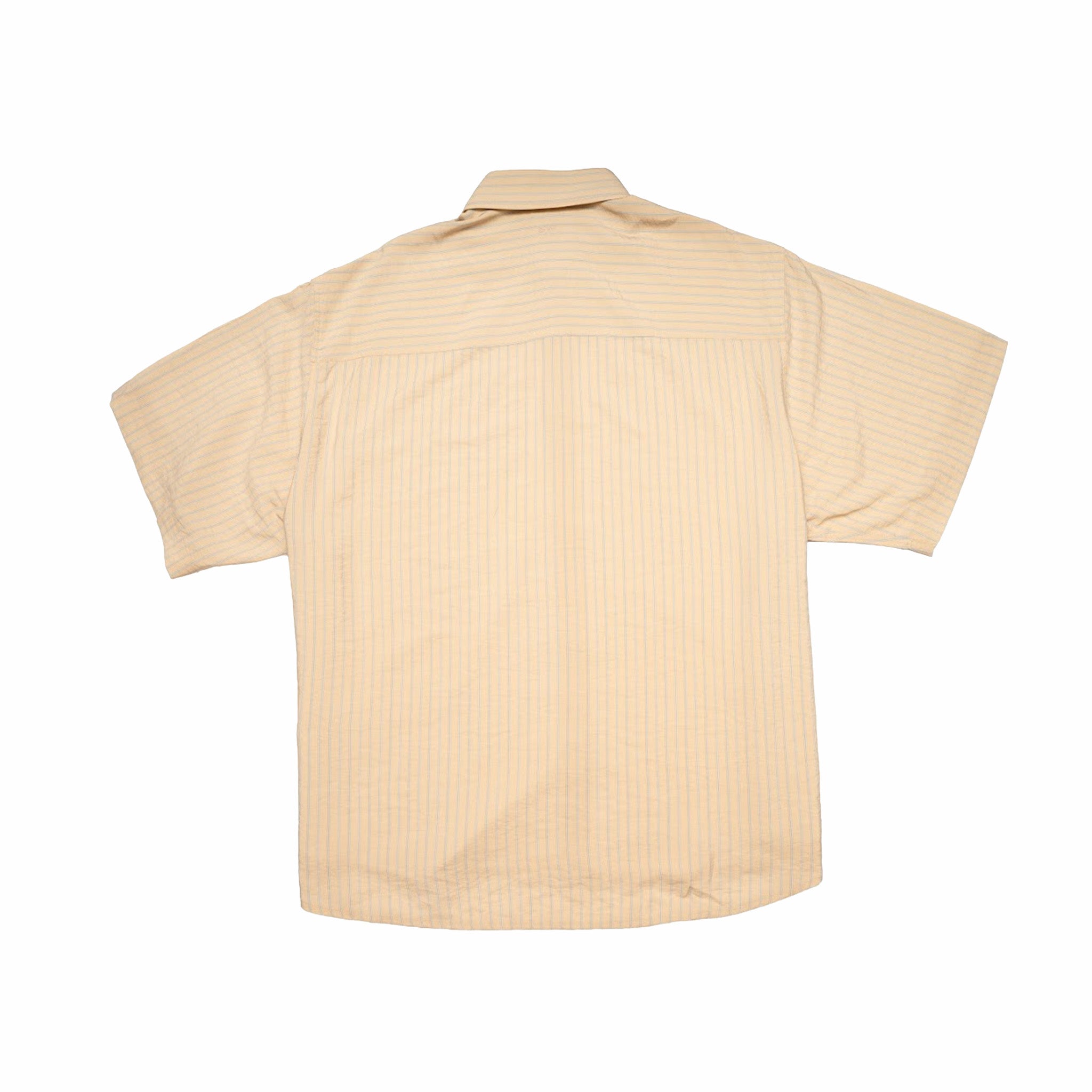 Estudio Niksen Shortsleeve Wide Striped Shirt (Beige) - August Shop