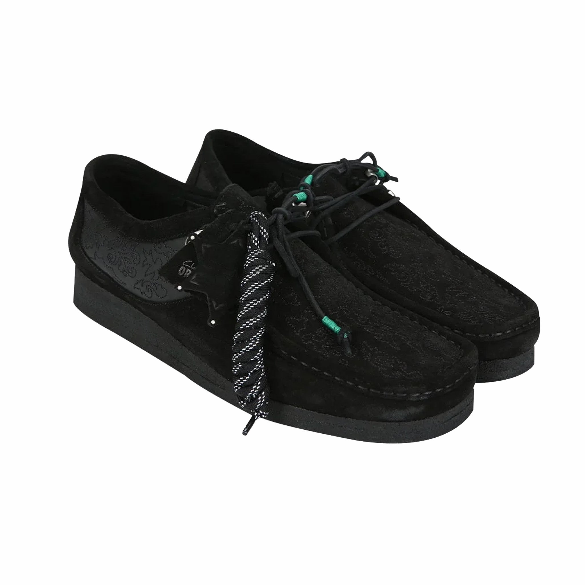Clarks x Andersson Bell "ADSB" Wallabee Embroidery (Black)