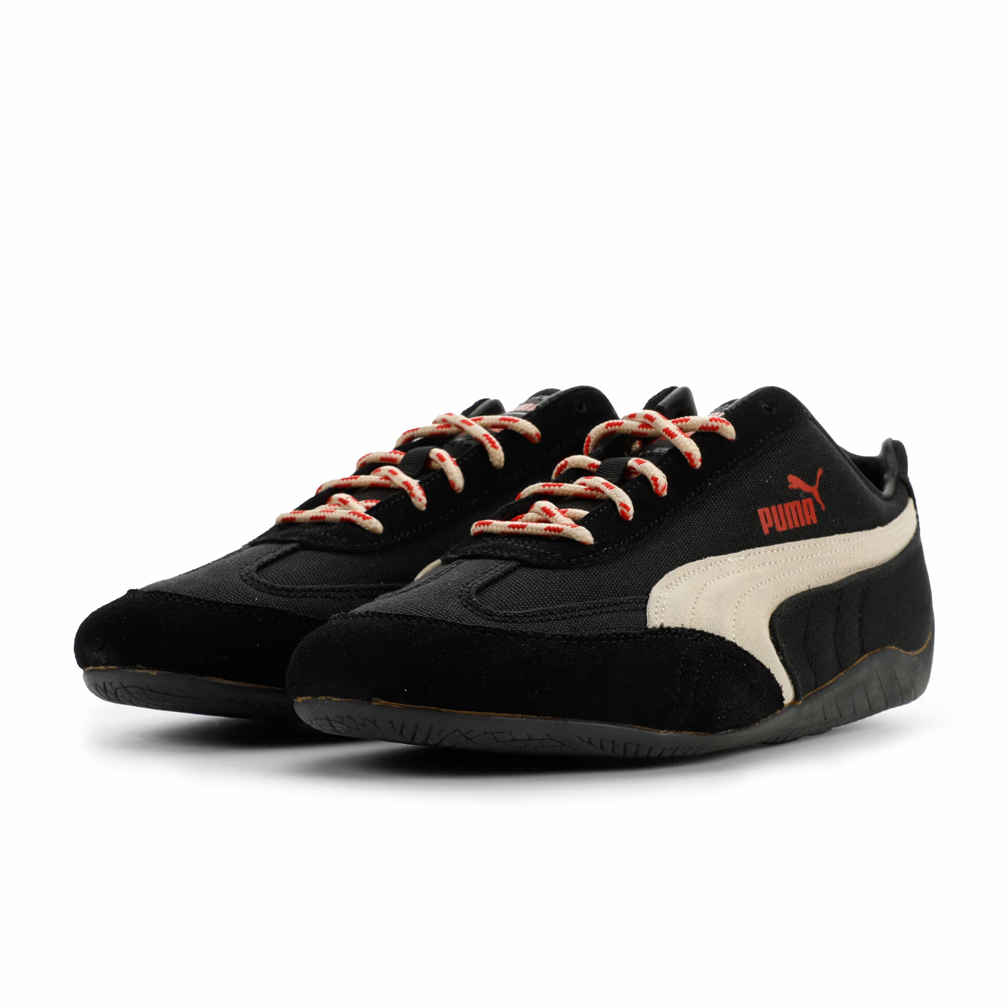 Puma x Nahmias Men's Speedcat (Puma Black/Canvas/Candy Apple) - August Shop