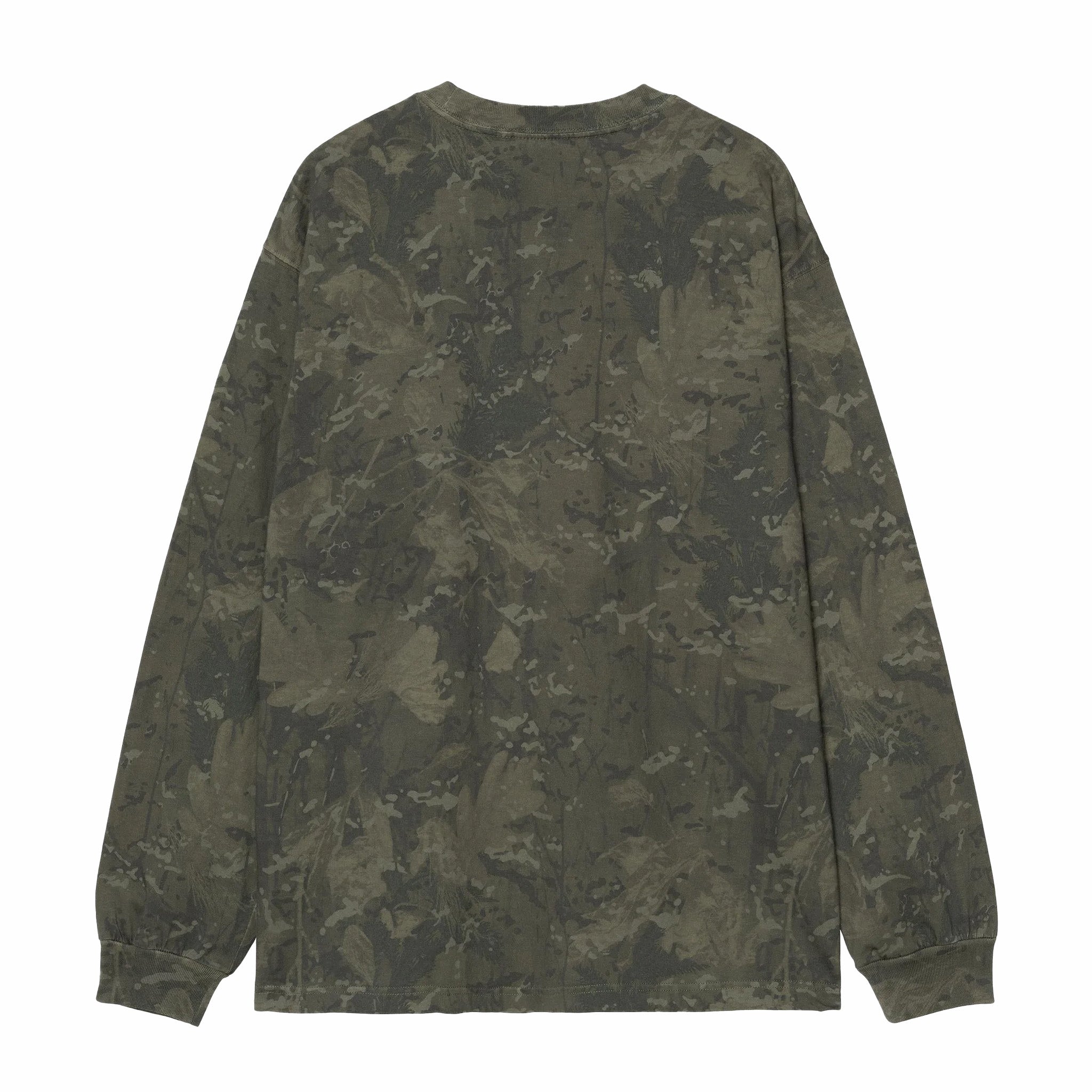 Carhartt WIP Long Sleeve Camo Combi T-Shirt (Green/Olive)