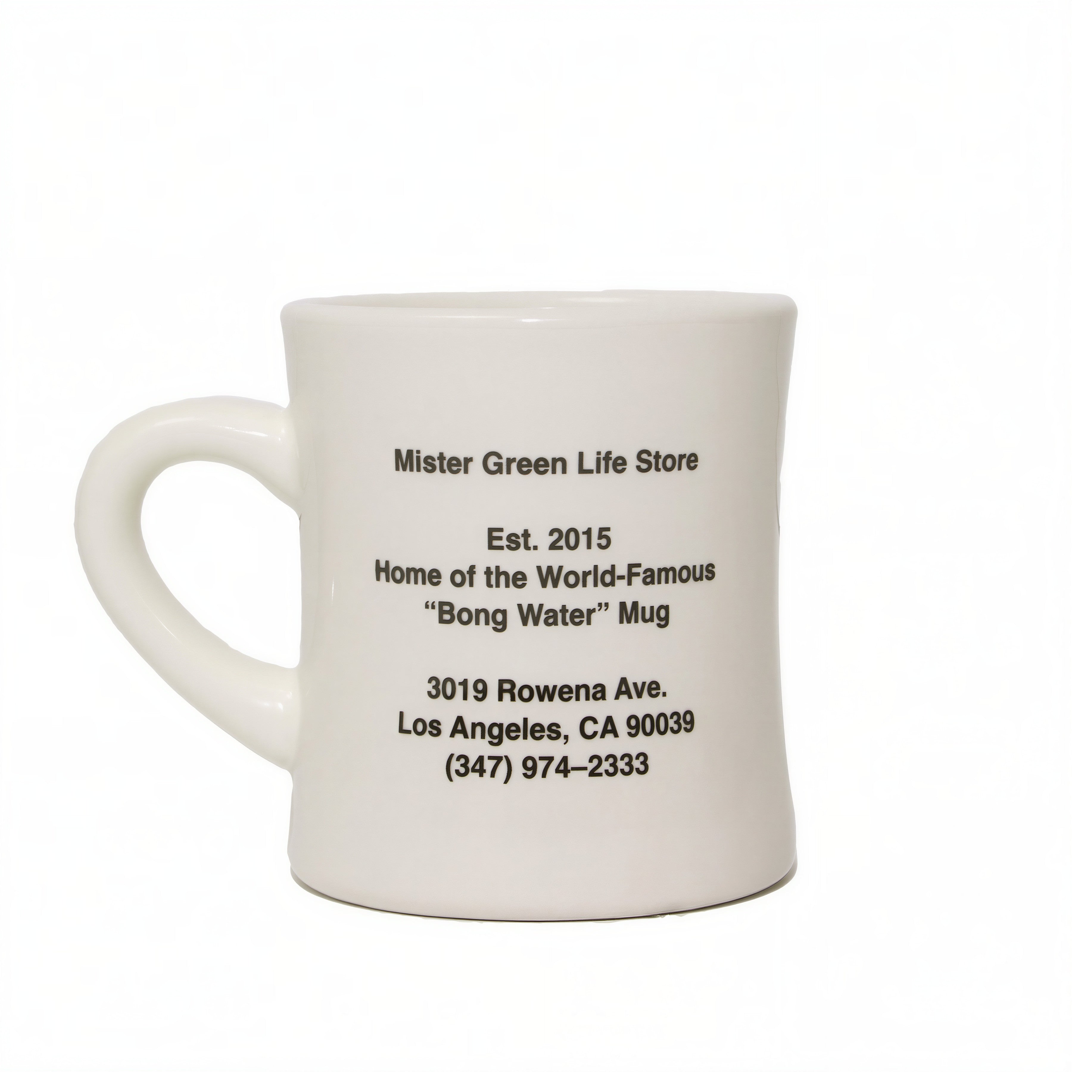 Mister Green Bong Water Mug (Natural/Black) - August Shop