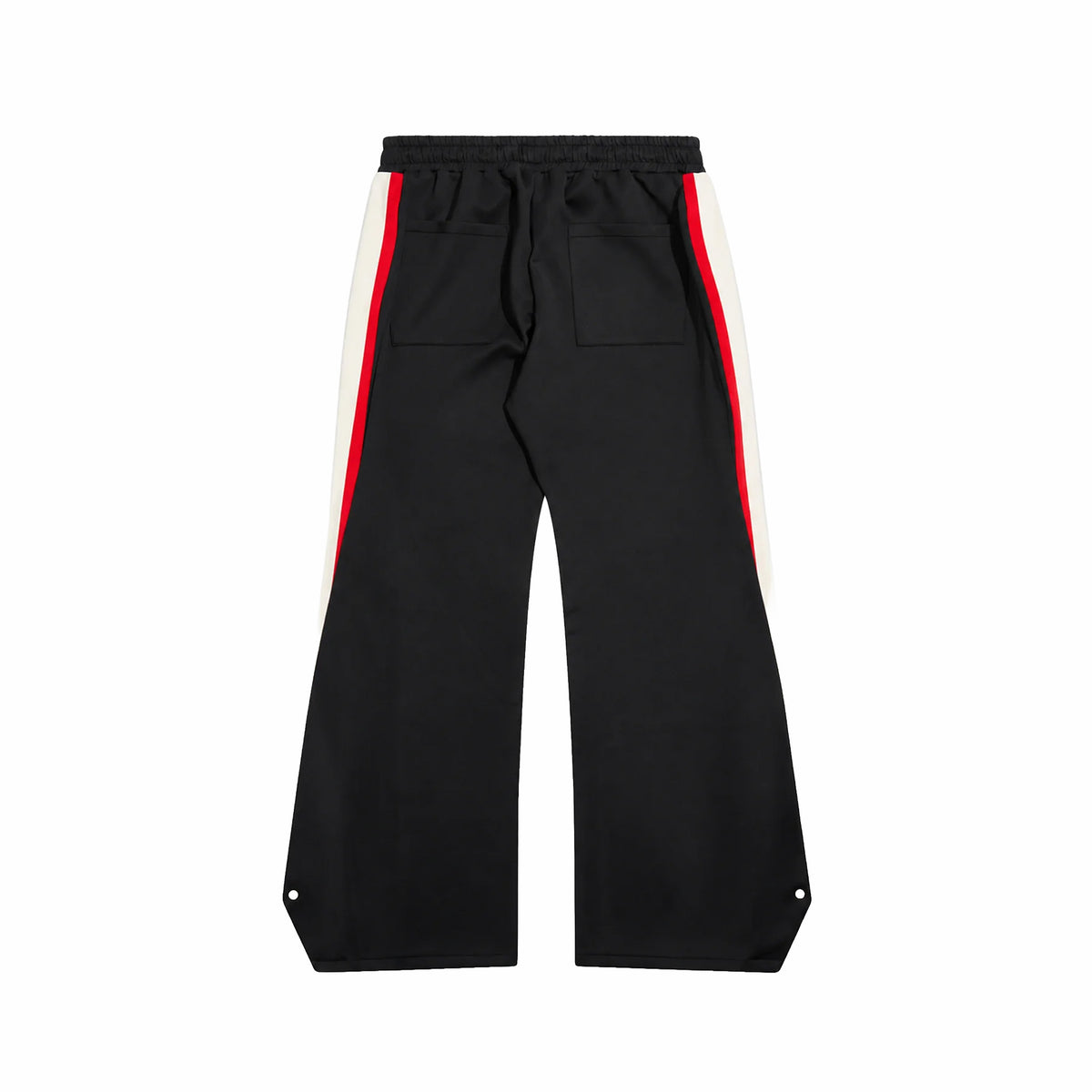 Diet Starts Monday Striped Snap Pants (Black/Red)