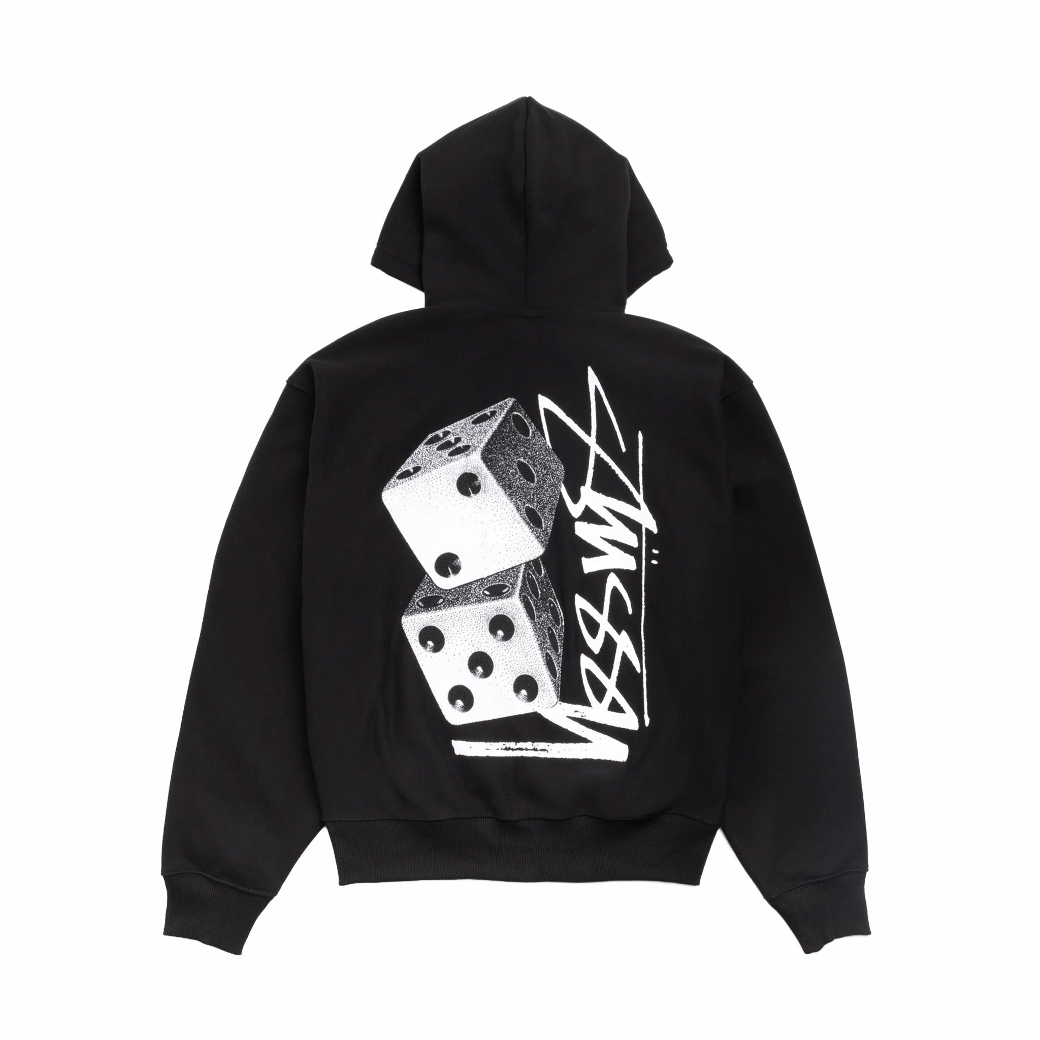 Stüssy Tall Dice Zip Hoodie (Black)