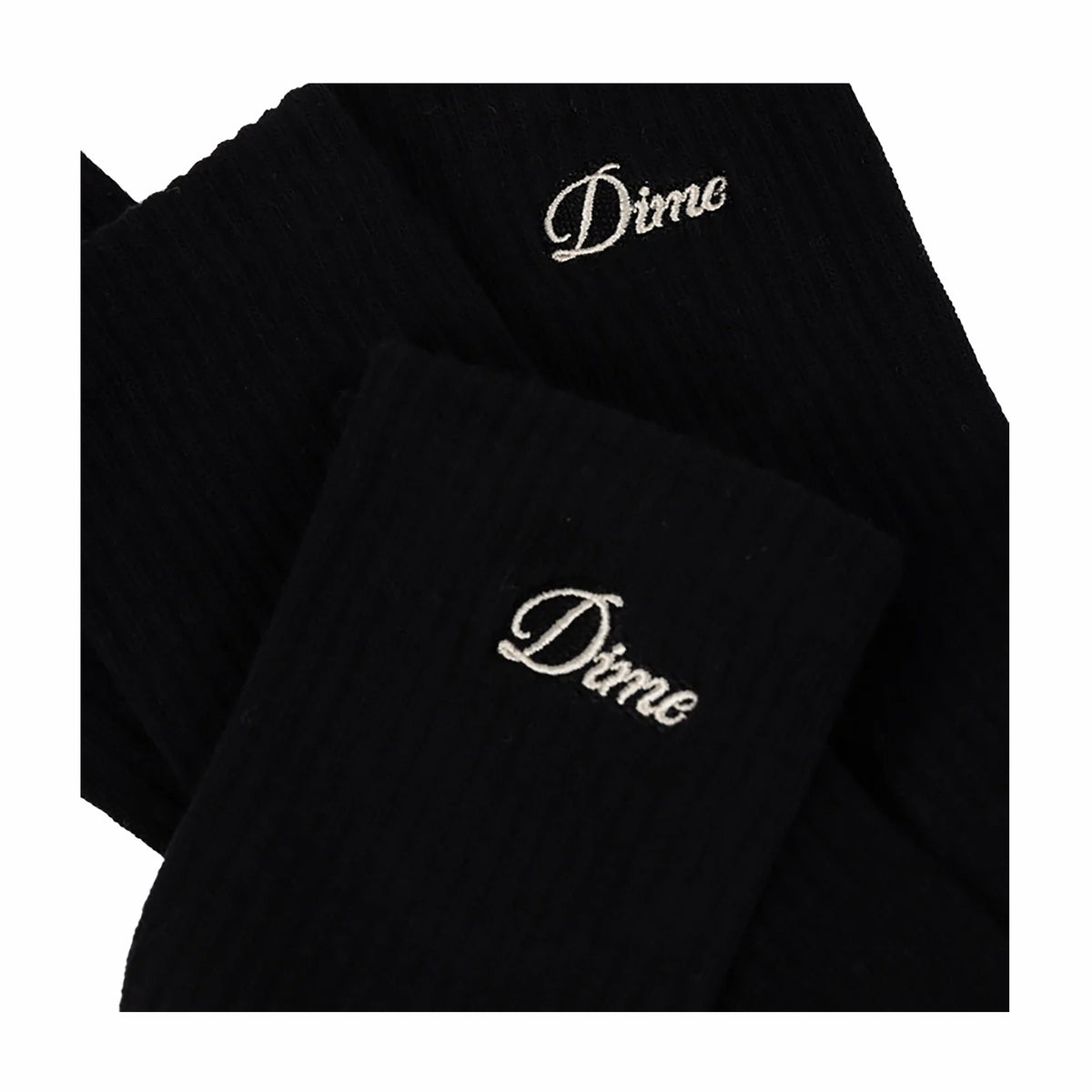 Dime Two Pack Long Socks (Black)
