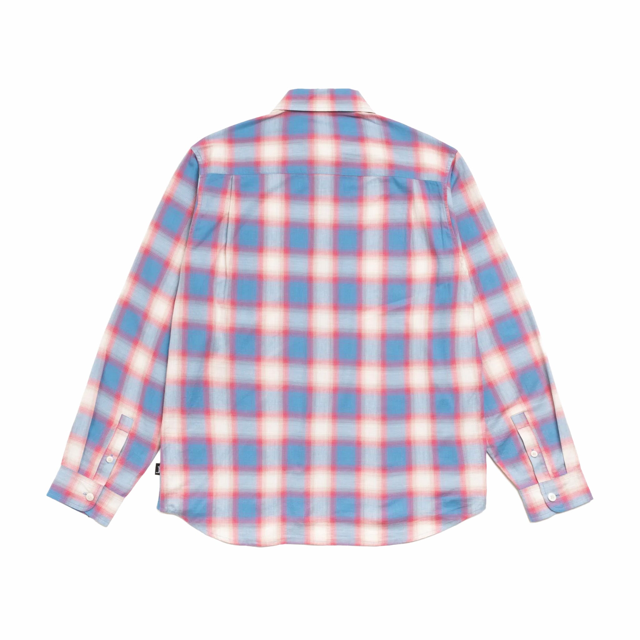 Stüssy Beach Ombre Plaid Shirt (Blue)