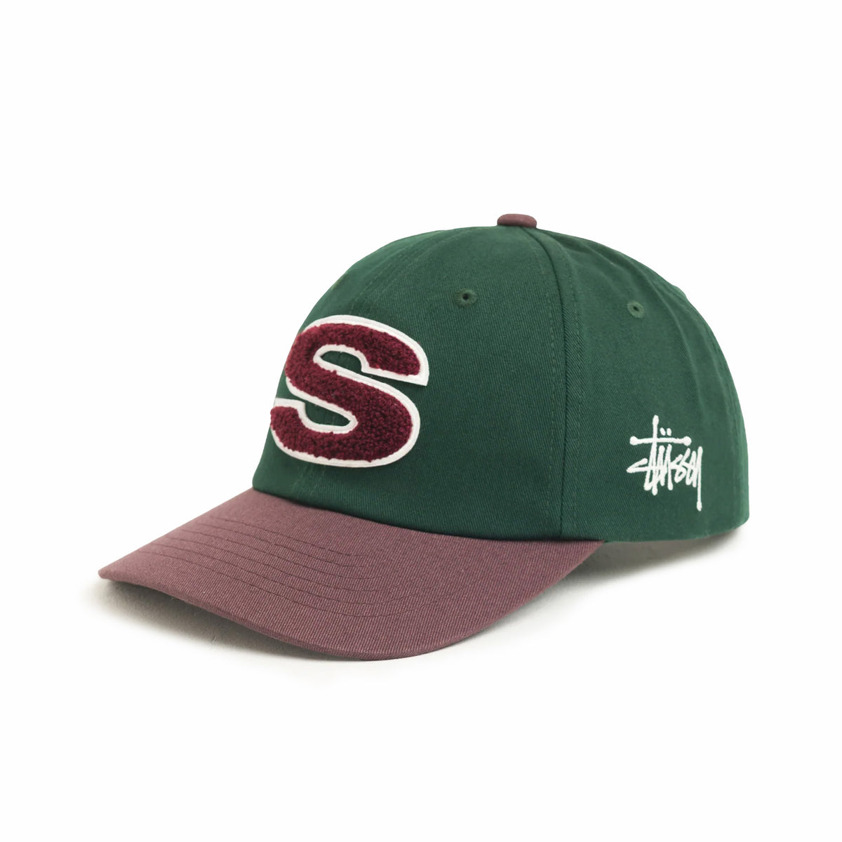 Stüssy Chenille S Low Pro Cap (Spruce) - August Shop