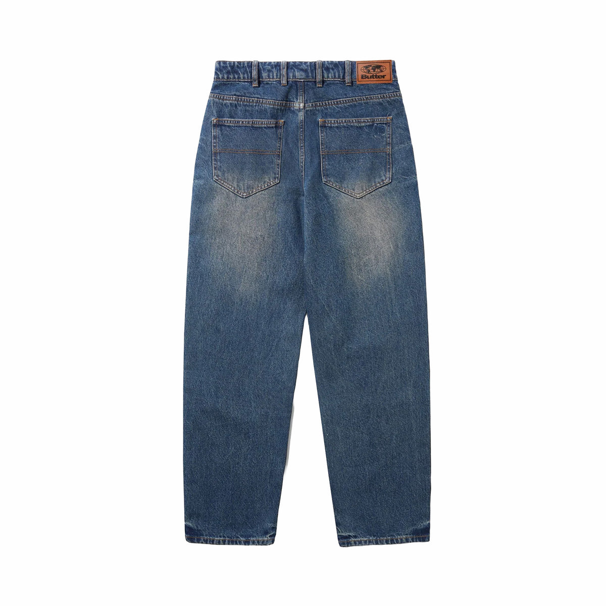 Butter Goods Straight Leg Denim Jeans (Vintage Indigo Wash)