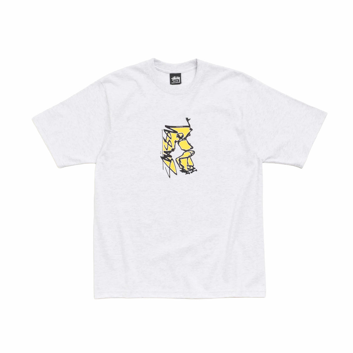 Stüssy Smooth SK8 Tee (Ash Heather)