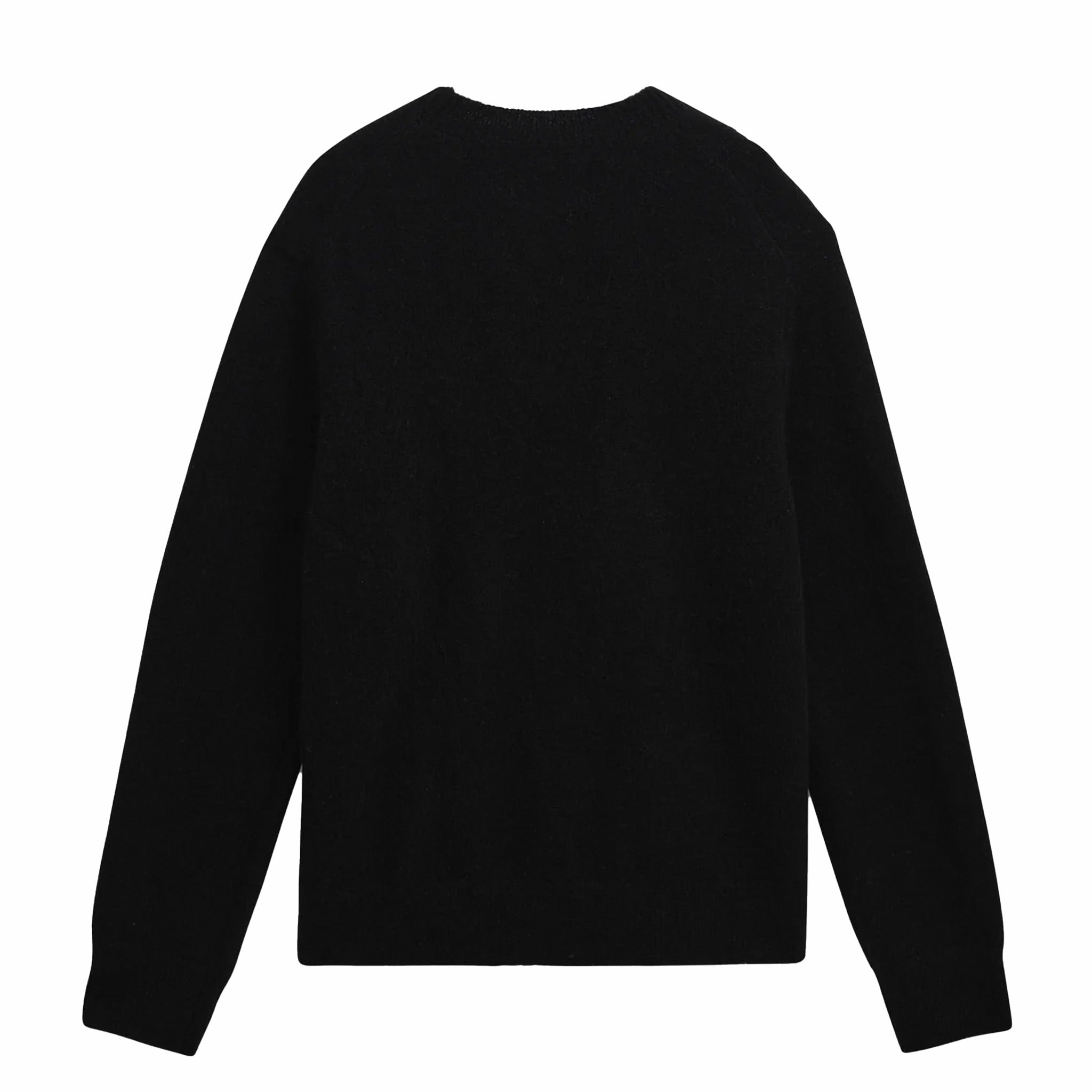 Wax London Wilde Crew - Fluffy Wool Blend (Black) - August Shop
